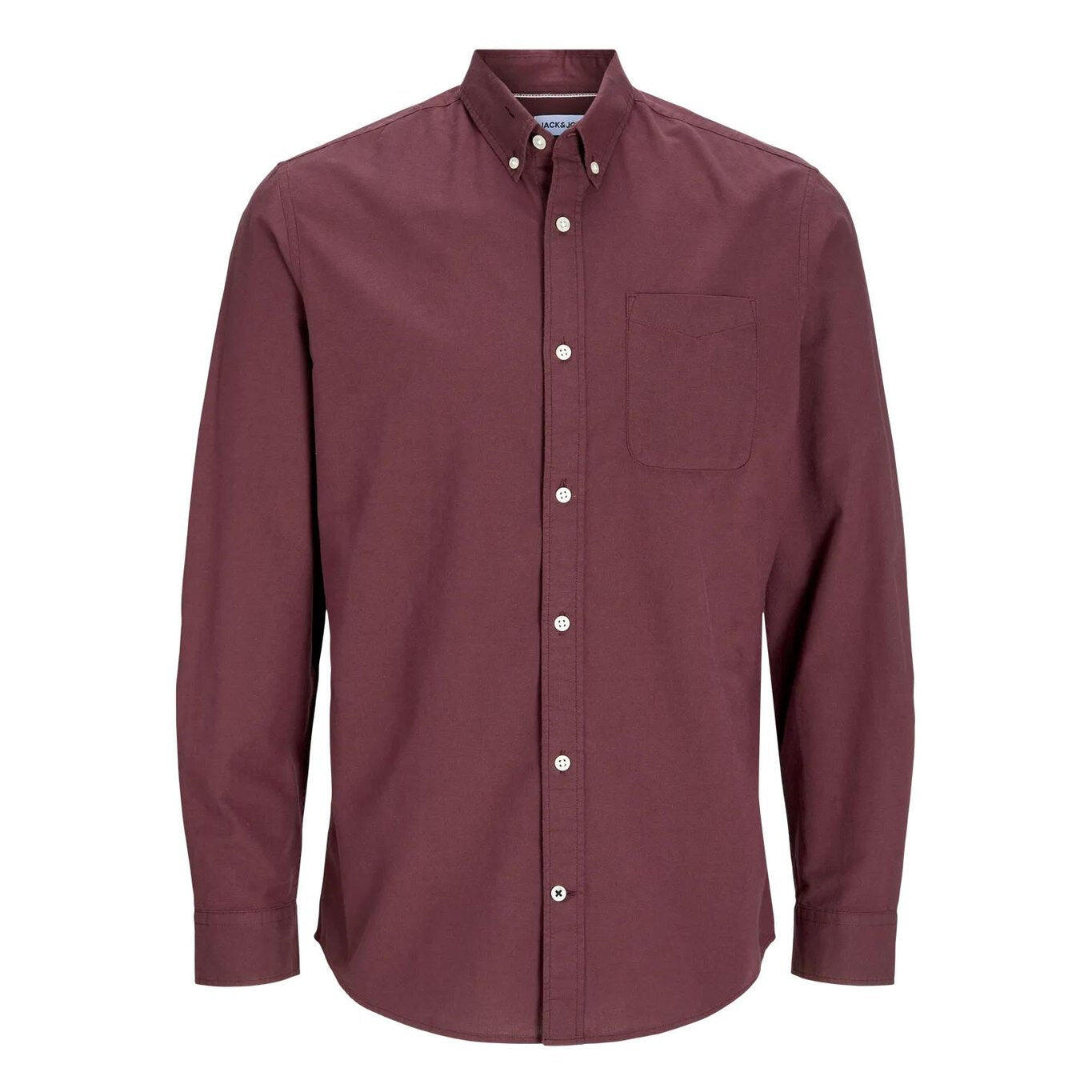 Koszula Jack & Jones Oxford w kolorze wina z winnicy