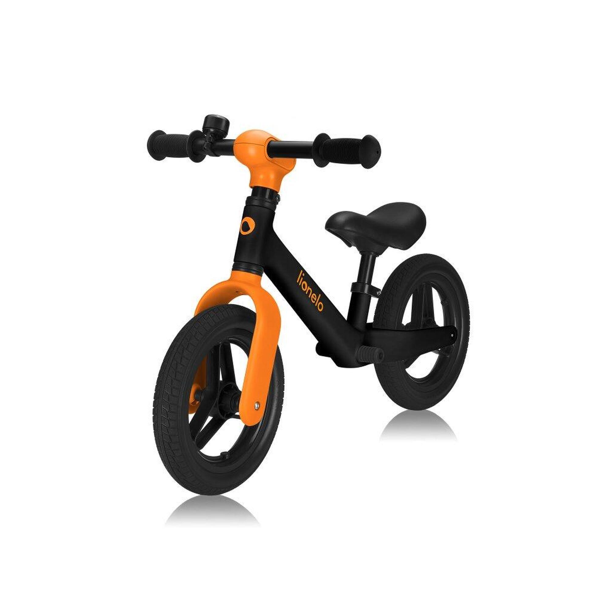 Rowerek biegowy dla dzieci Toni - Regulowana siodełko i kierownica, Pomarańczowy