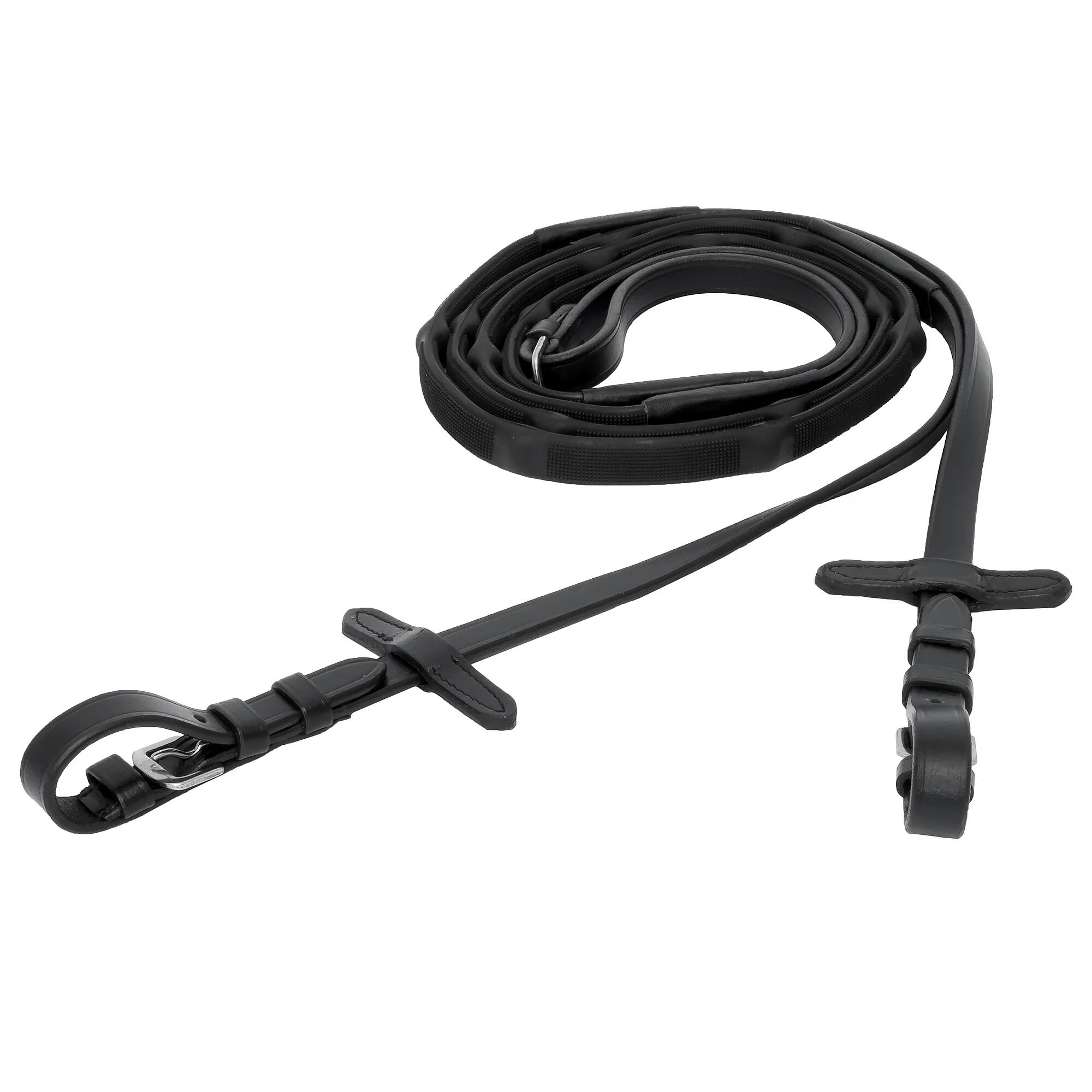 Wodze dla konia EQUESTRIAN QUEEN Magna gumowe