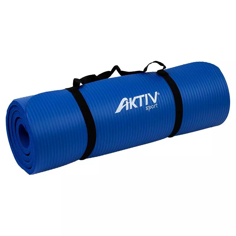 Aktivsport mata fitness 183x61x1,5 cm niebieska.