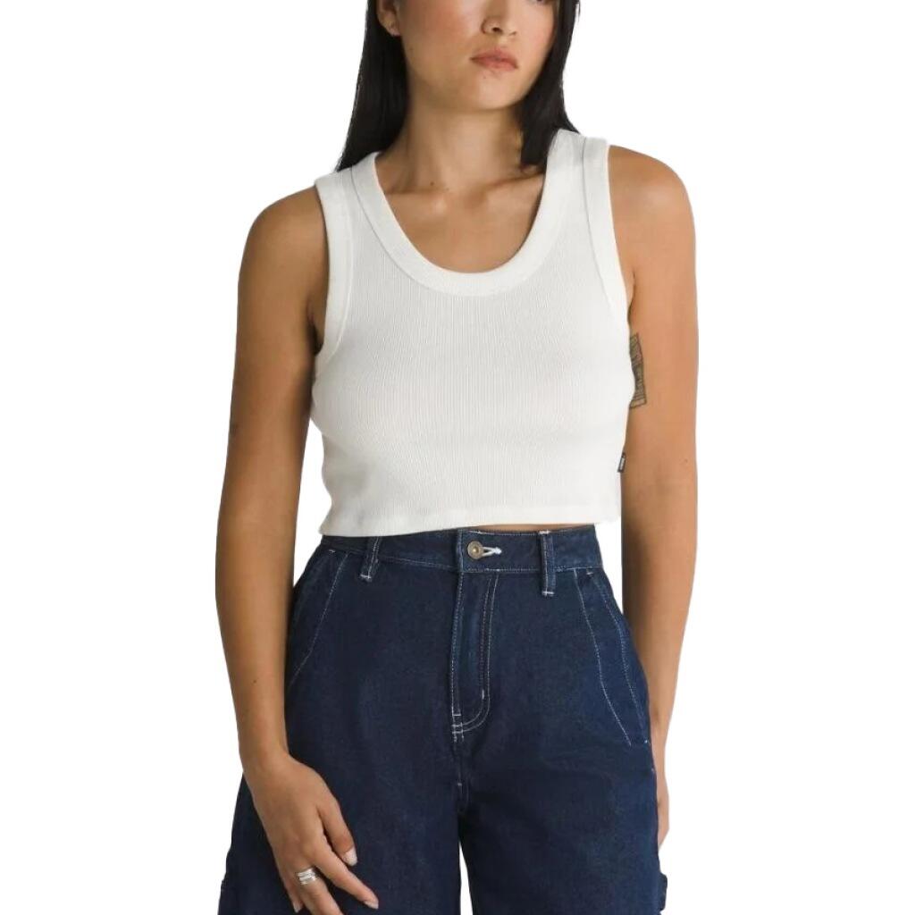 Koszulki Vans Model Drew Rib Tank Kolor Biały