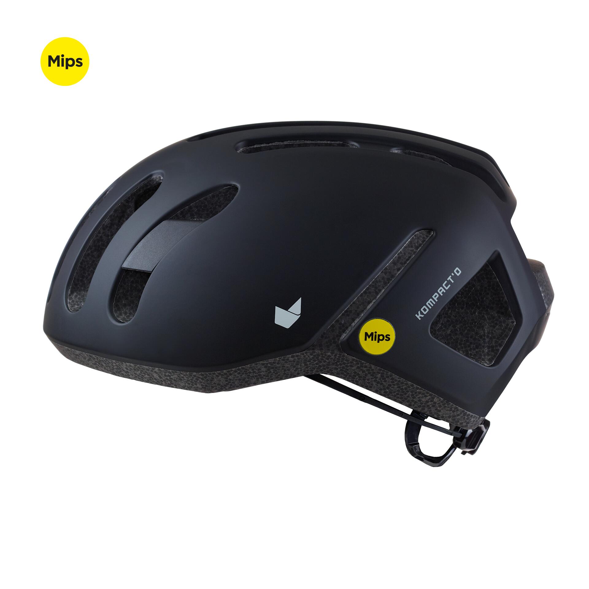Catlike Kompacto II – Uniwersalny Kask Unisex Czarny Połysk M
