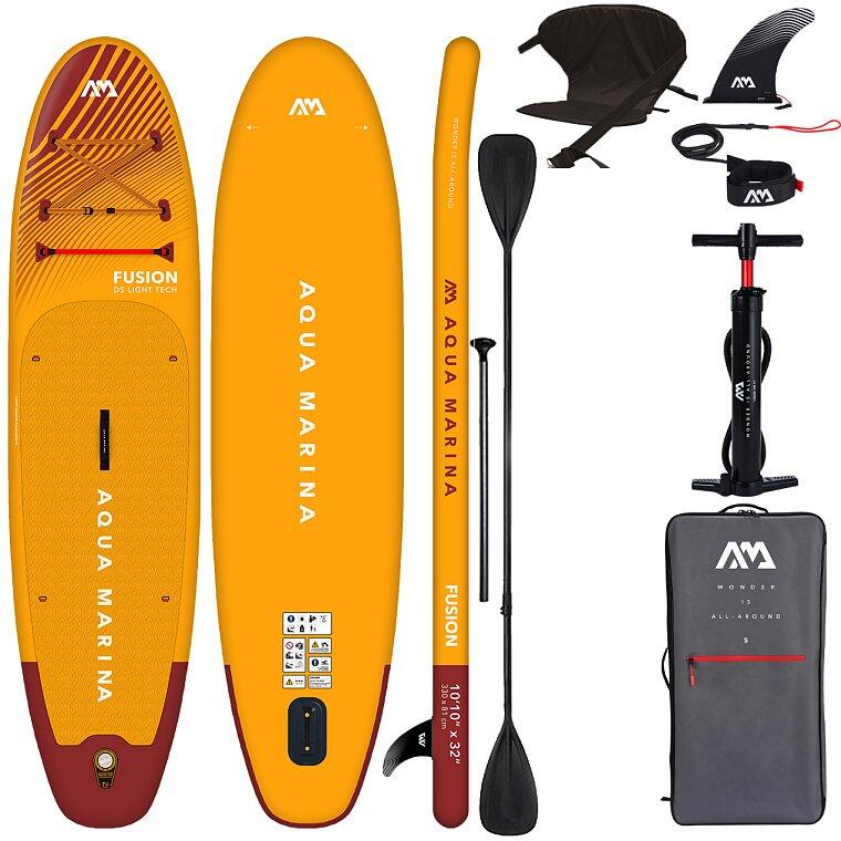 Deska SUP allround ADULT AQUA MARINA FUSION 10'10 2023 z siedziskiem i wiosłem