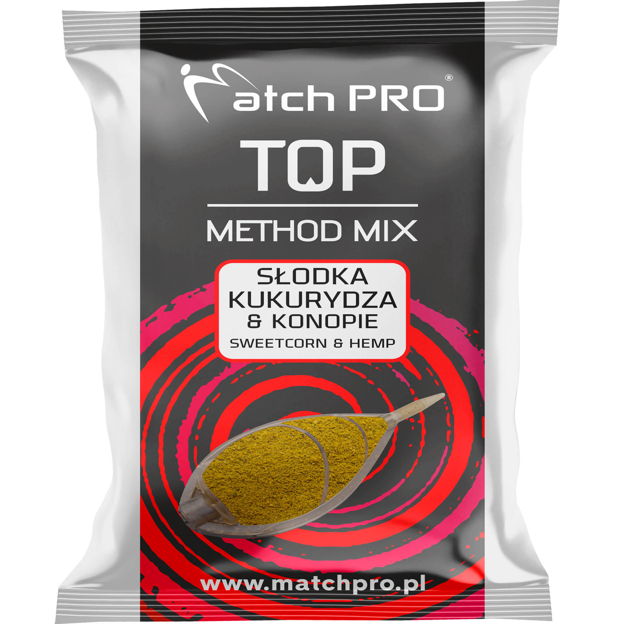 Zanęta Matchpro Methodmix Słodka Kukurydza & Konopie 700G