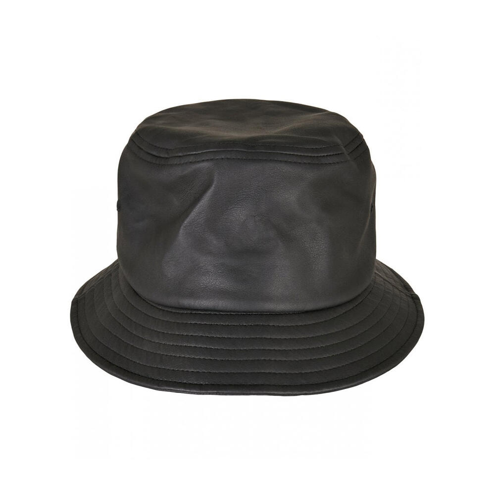 Kapelusz Kubełkowy Ze Sztucznej Skóry