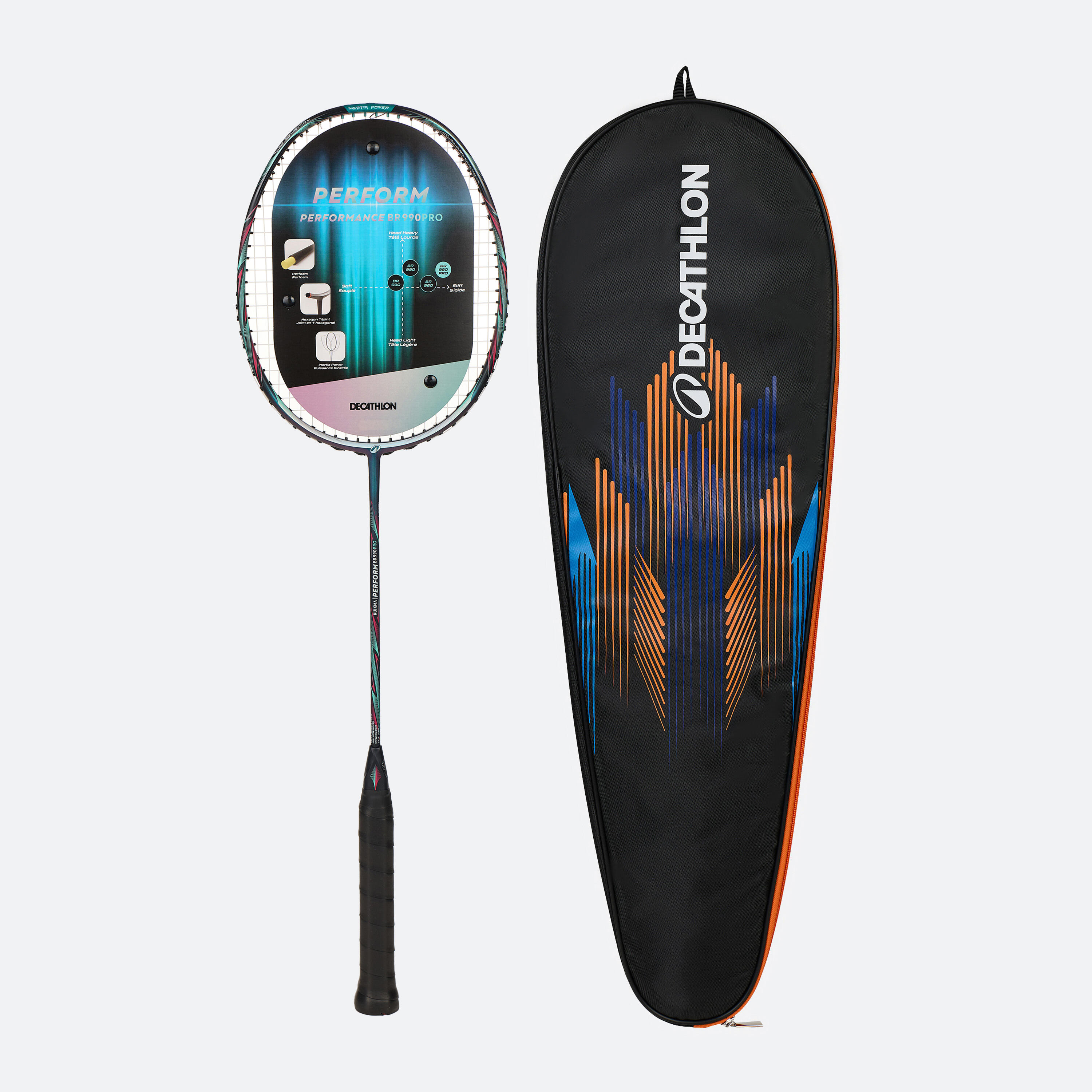 Rakieta do badmintona Kuikma BR Perform 990 Pro naciągnięta