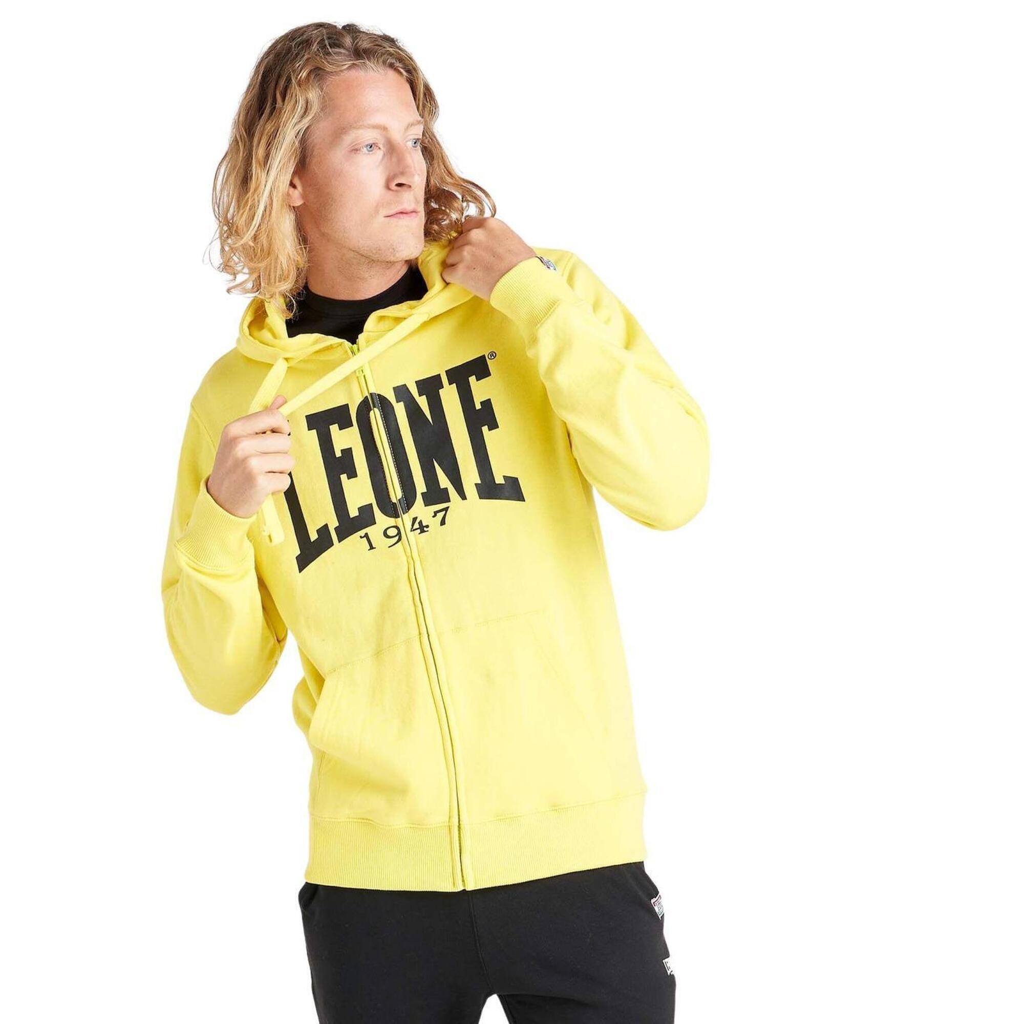 Męska zapinana na zamek bluza z kapturem Leone 1947 Apparel