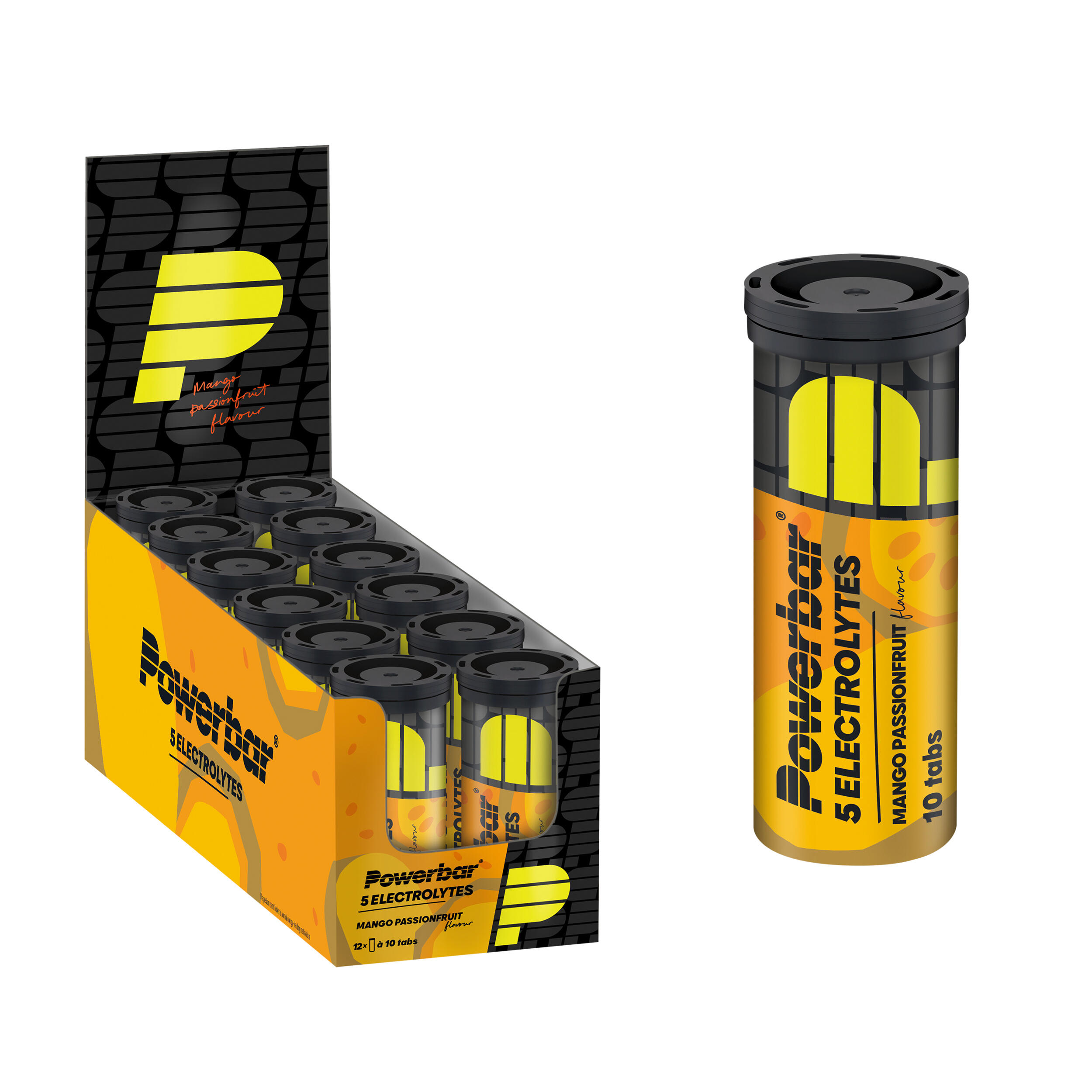 Powerbar 5 Electrolytes Sports Drink (12x10Tabs) Mango Passionfruit