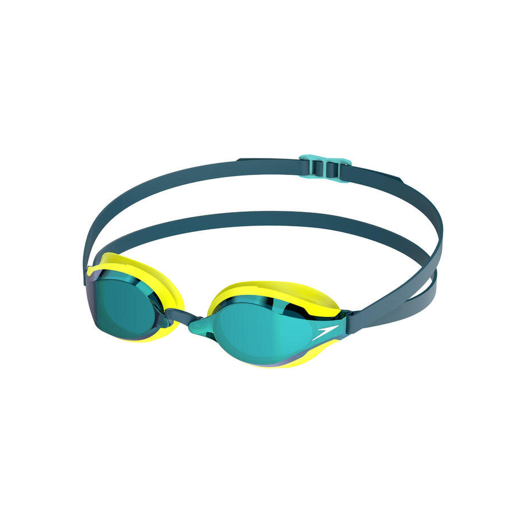 Okulary startowe Speedo Fastskin Speedsocket 2 Mirror Yellow Cobalt Emerald