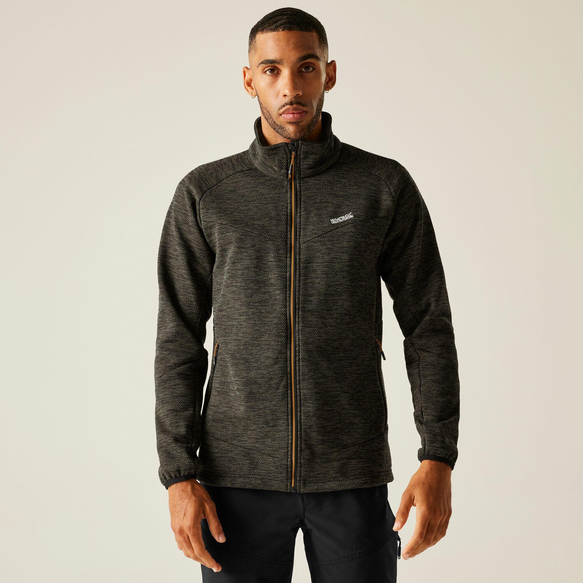 Męski polar turystyczny Rivake z pełnym zamkiem błyskawicznym