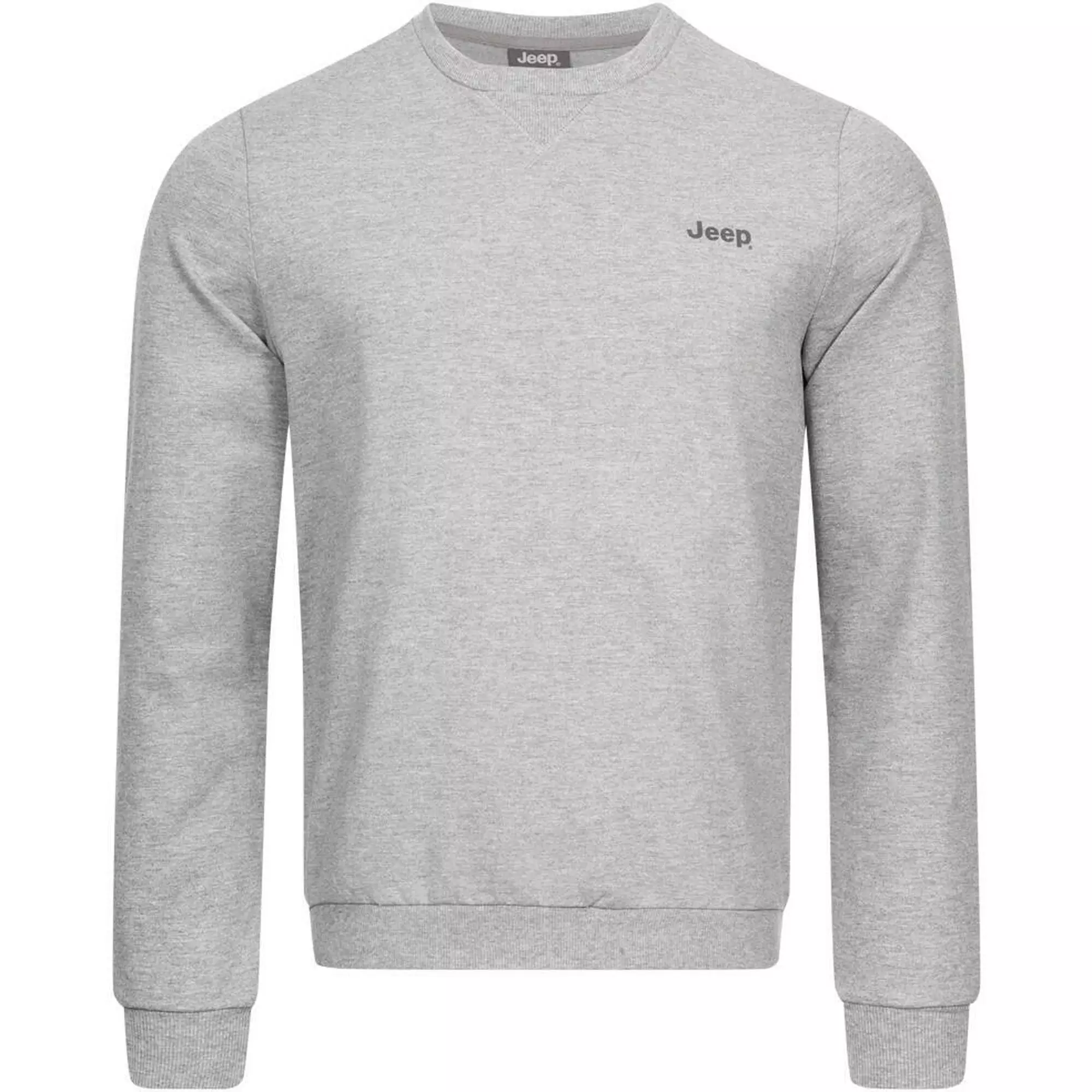 Jeep Męski Sweatshirt 2XL - Komfortowa Bawełna z Okrągłym Szyciem