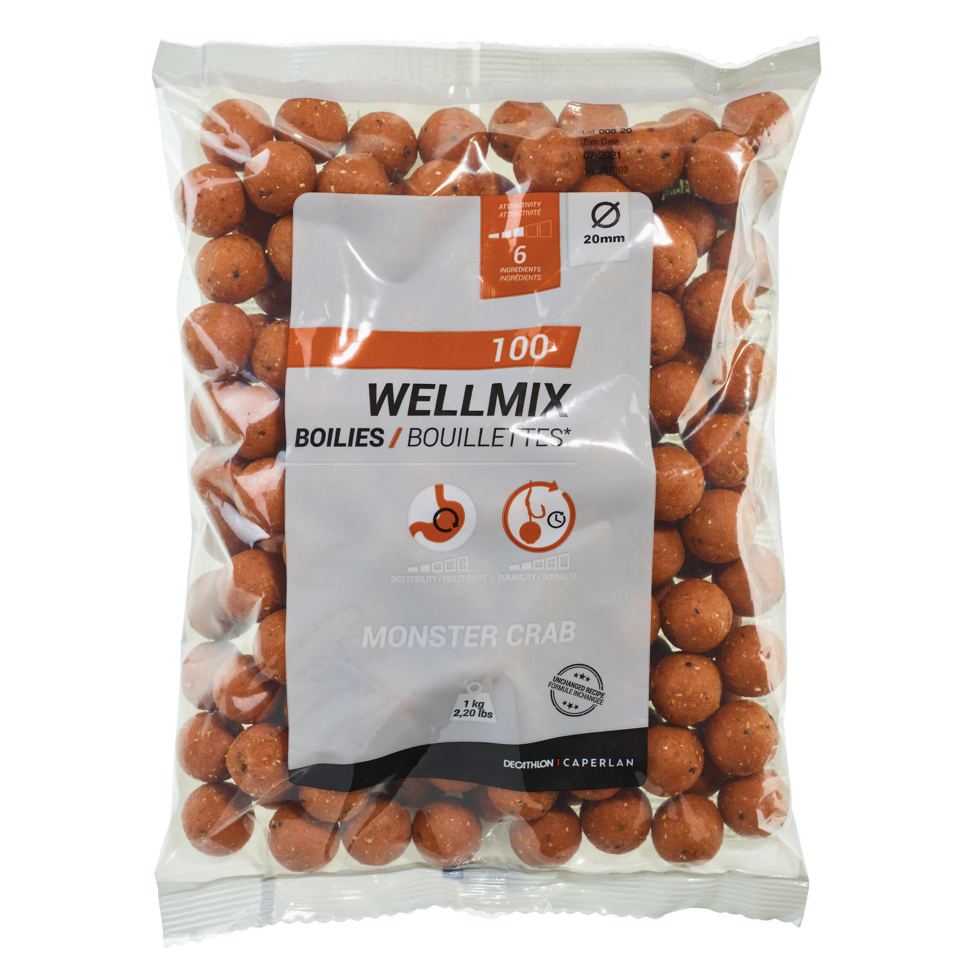 Kulki Wellmix 20 mm 1 kg monstercrab