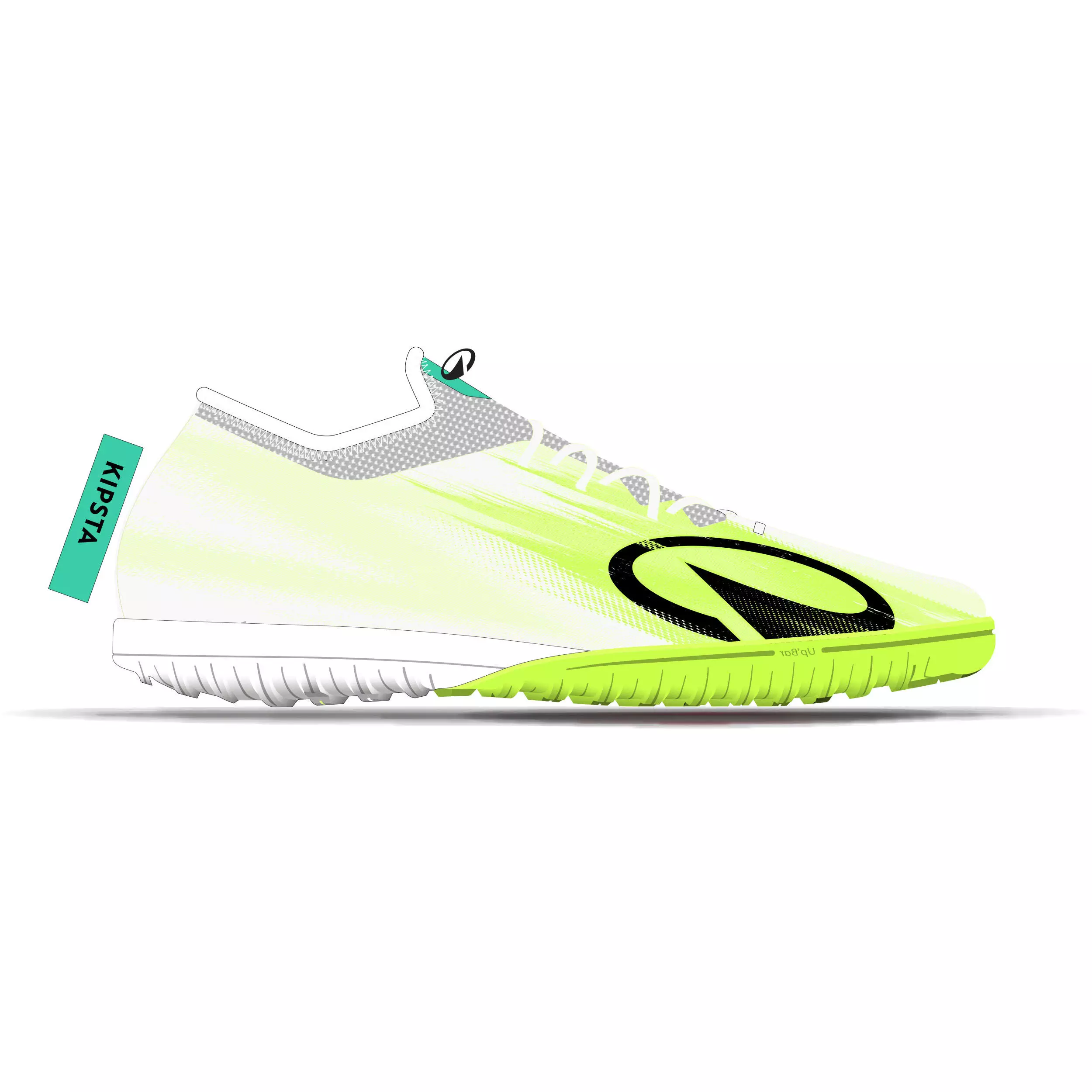 Buty piłkarskie dla dzieci Kipsta CLR TF Turf sznurowane