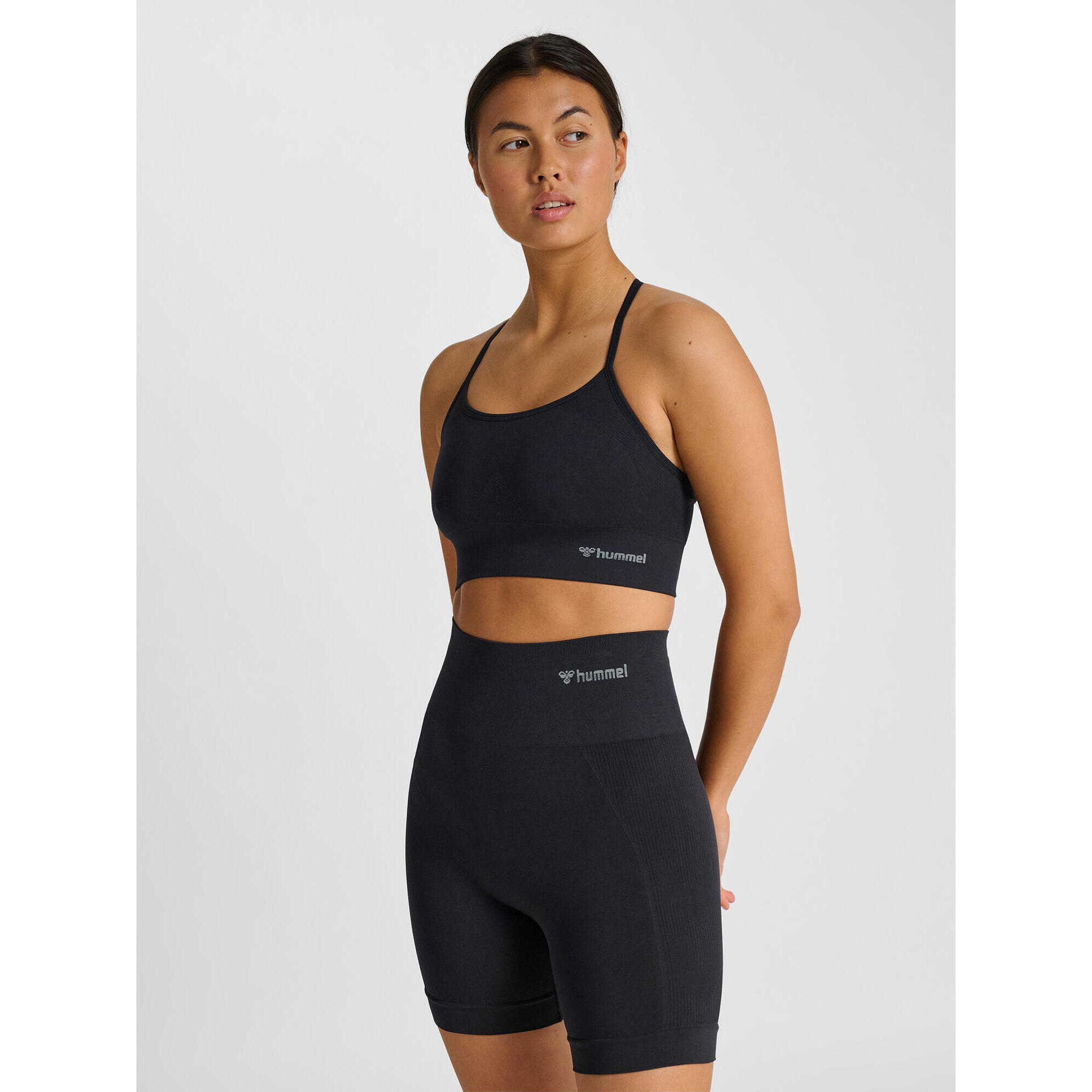 Damski bezszwowy biustonosz sportowy Hummel Tiffy