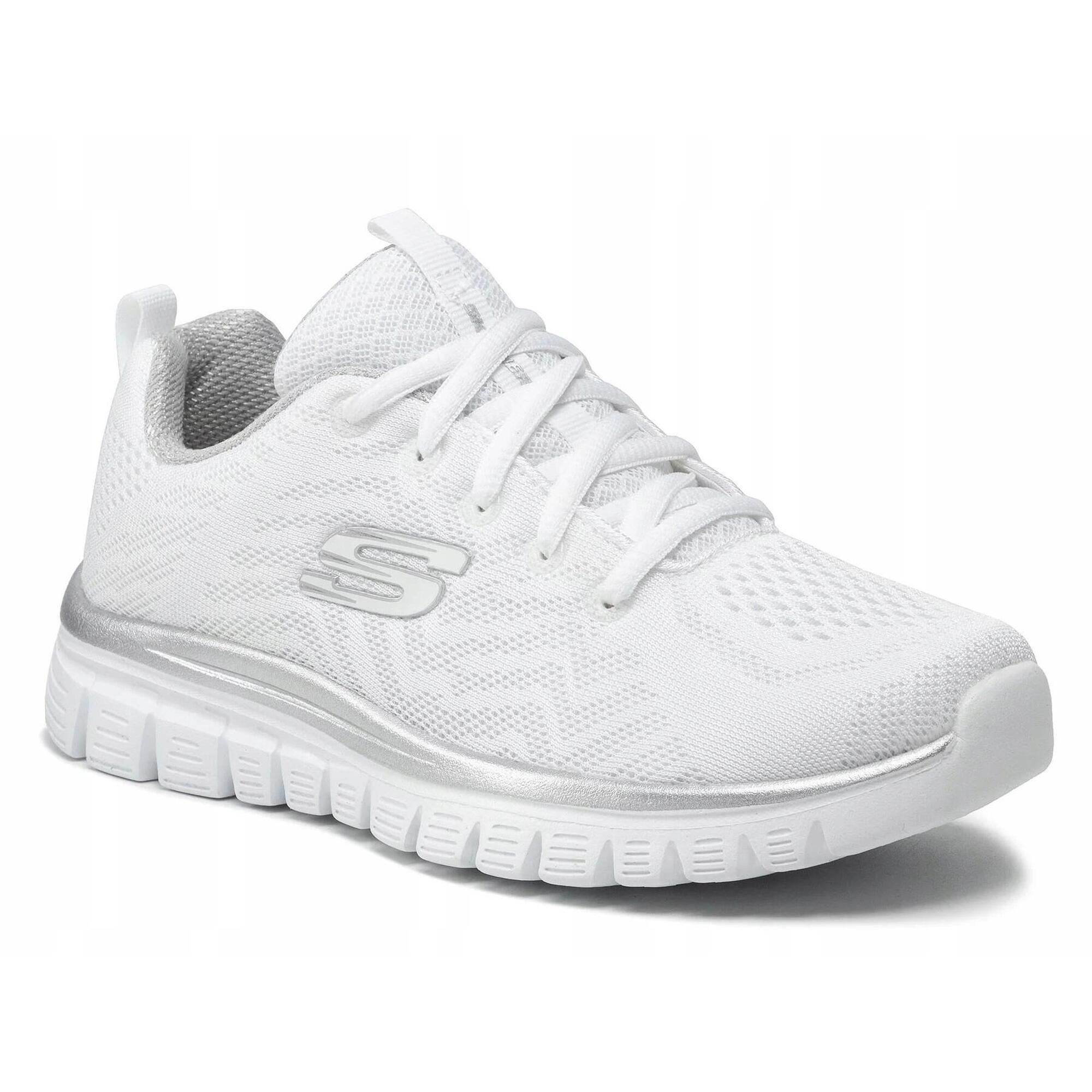 Buty na co dzień na trening damskie SKECHERS GRACEFUL GET CONECTED siateczka