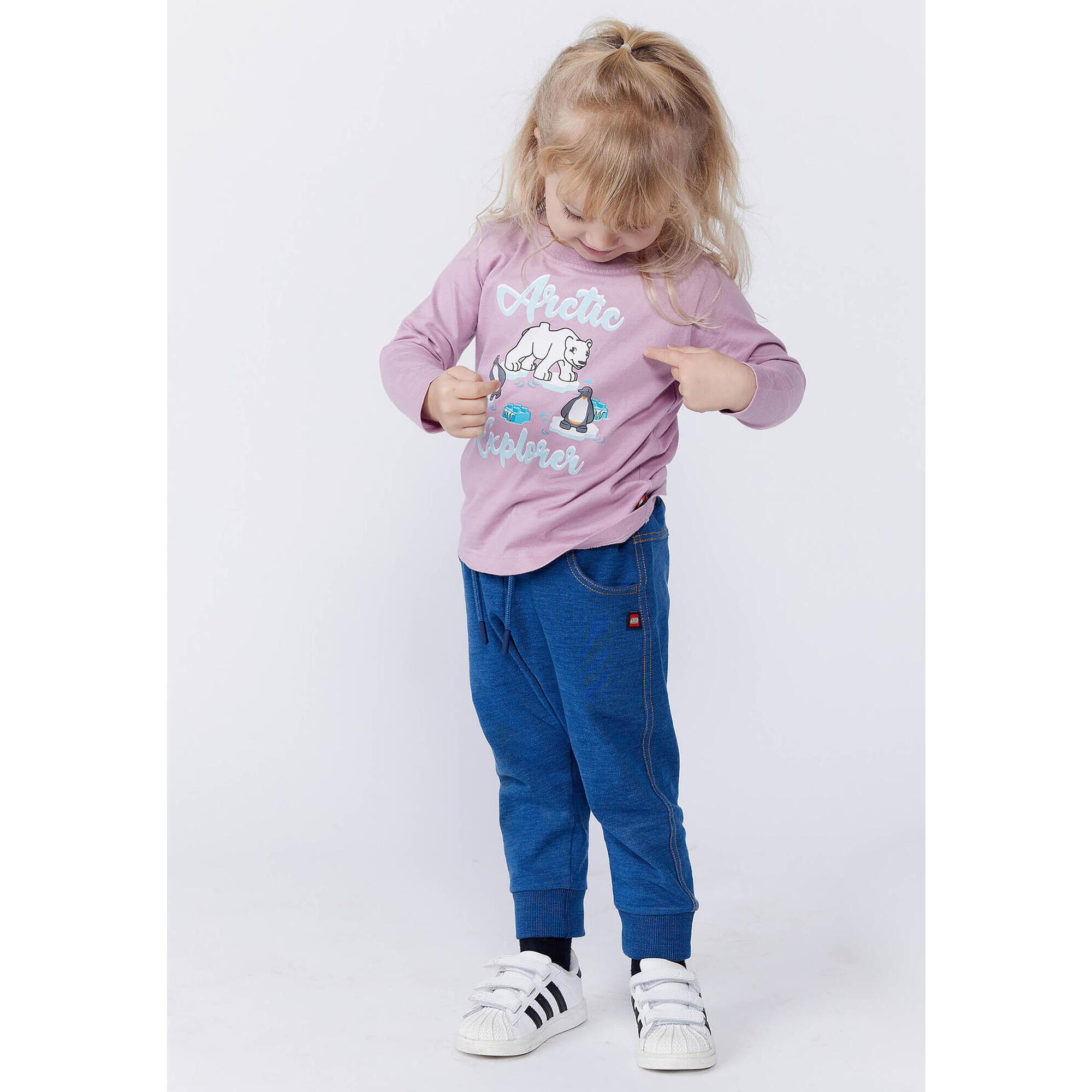 Koszulka Dziecięca Bio Bawełna LEGO Tay 600 Różowa