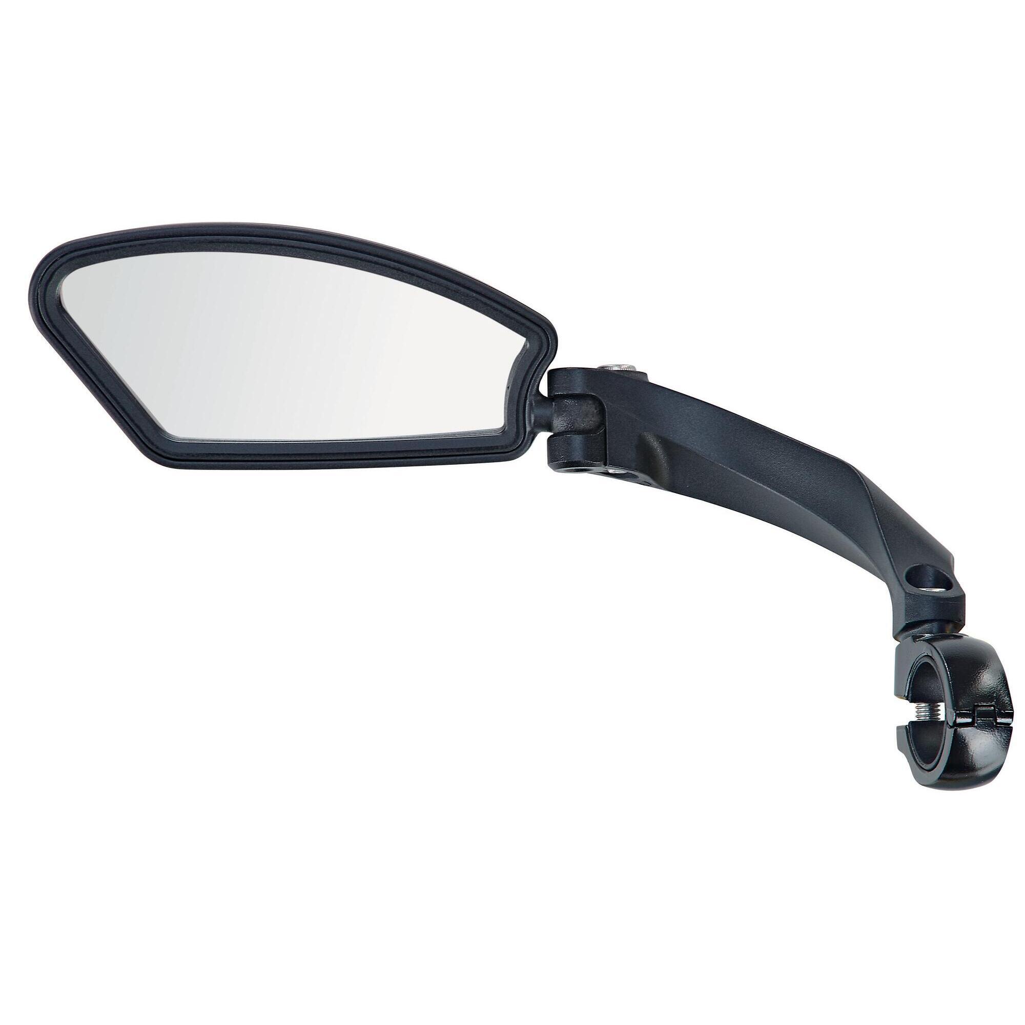 Lusterko rowerowe, montaż na zewnętrznej stronie kierownicy