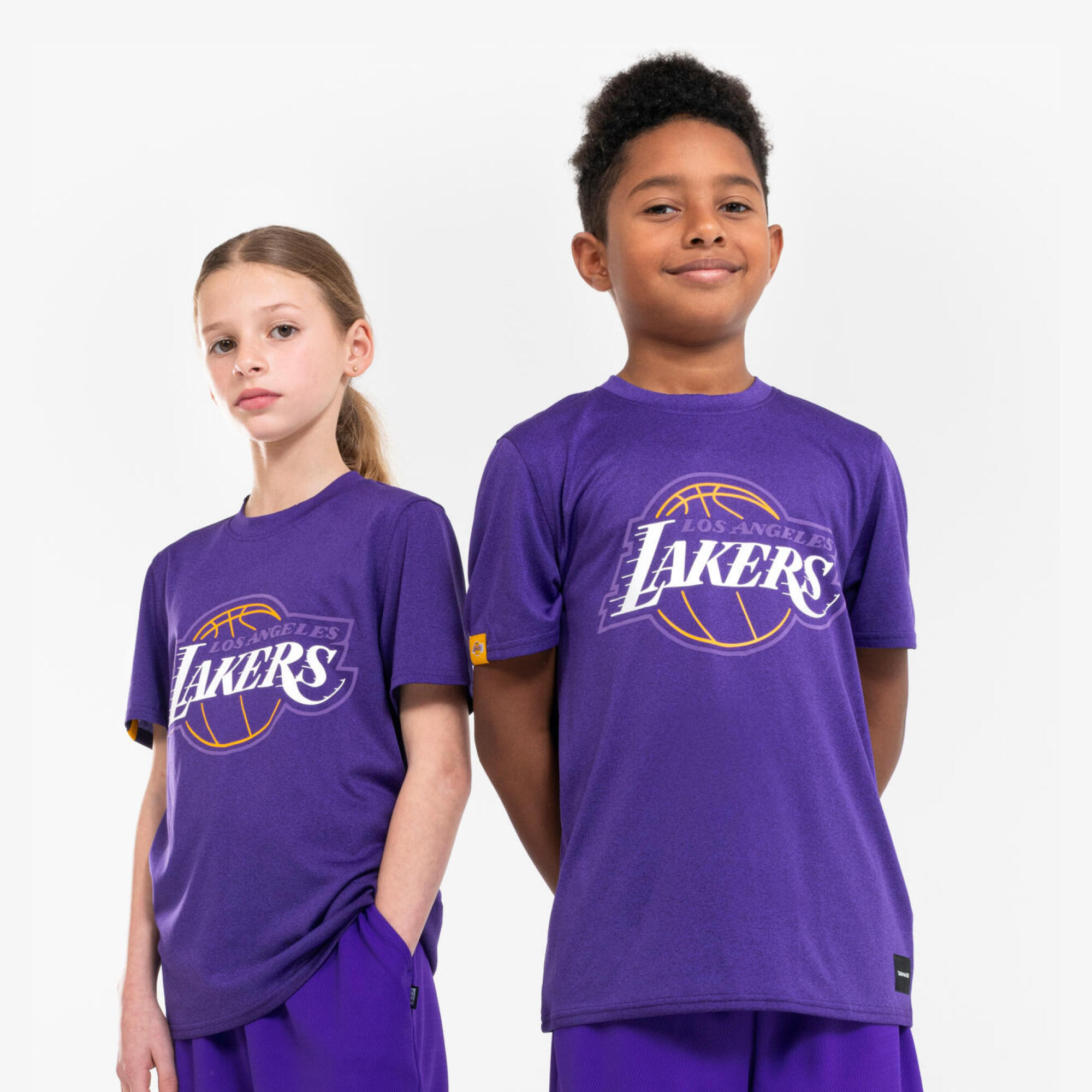 Koszulka do gry w koszykówkę dla dzieci Tarmak NBA Lakers TS 900