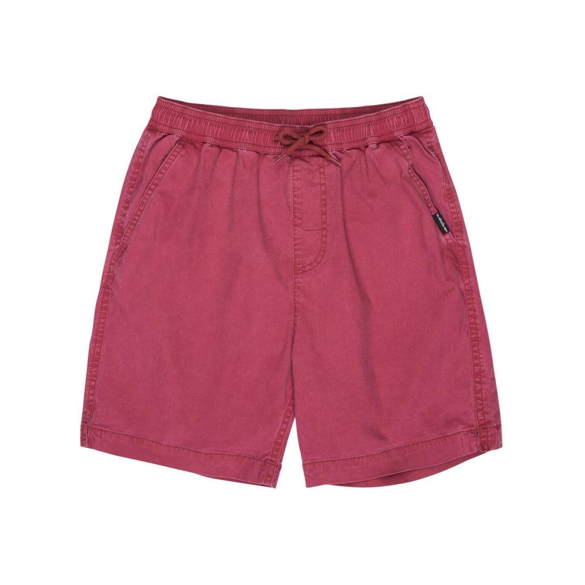 Spodenki z elastyczną talią dla Chłopcy TAXER YOUTH 15" Czerwony