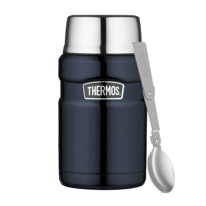 Termos Thermos na jedzenie 710 ml z łyżką ciemnoniebieski
