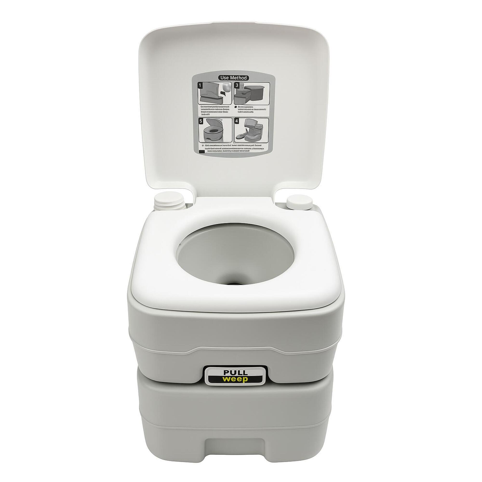 Toaleta turystyczna przenośna kempingowa Weep mobilne WC na działkę pod namiot