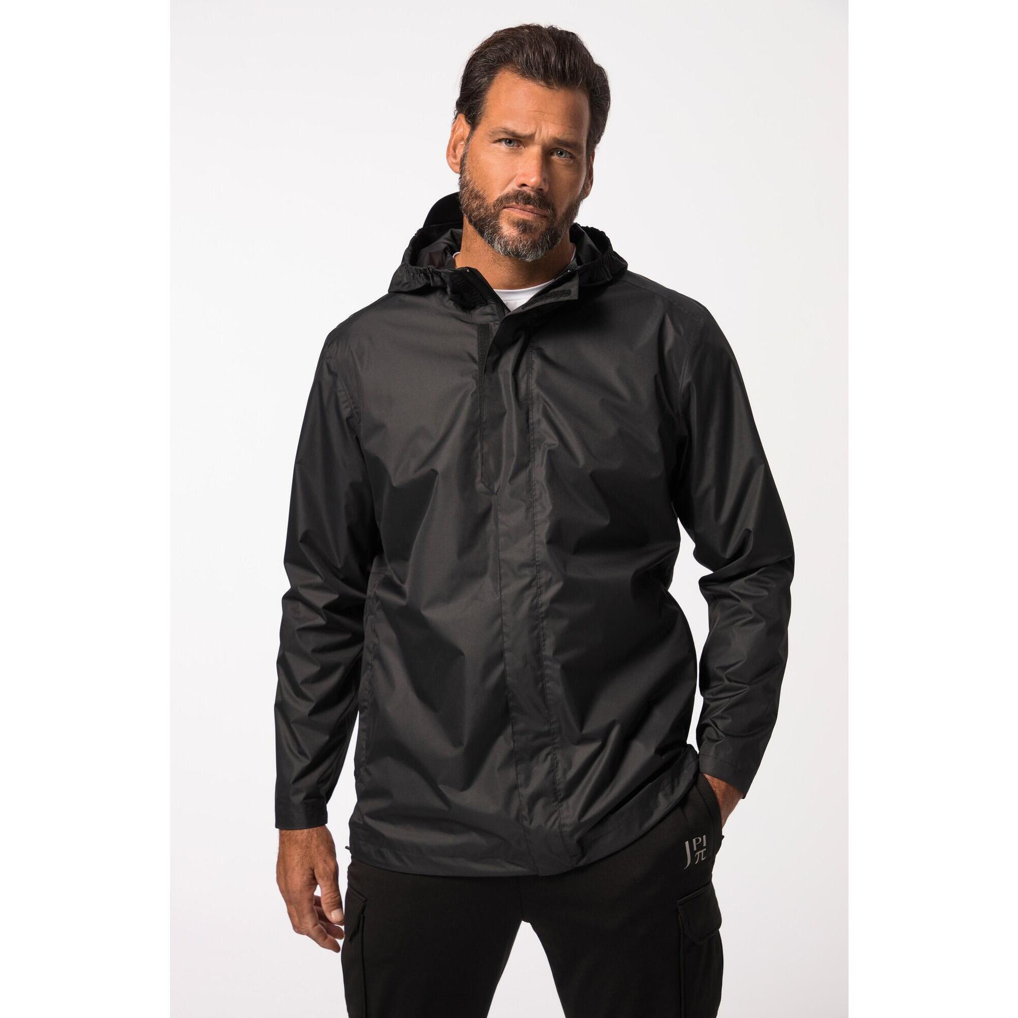 Męska Kurtka przeciwdeszczowa wodoszczelna kaptur chowana w kieszeni