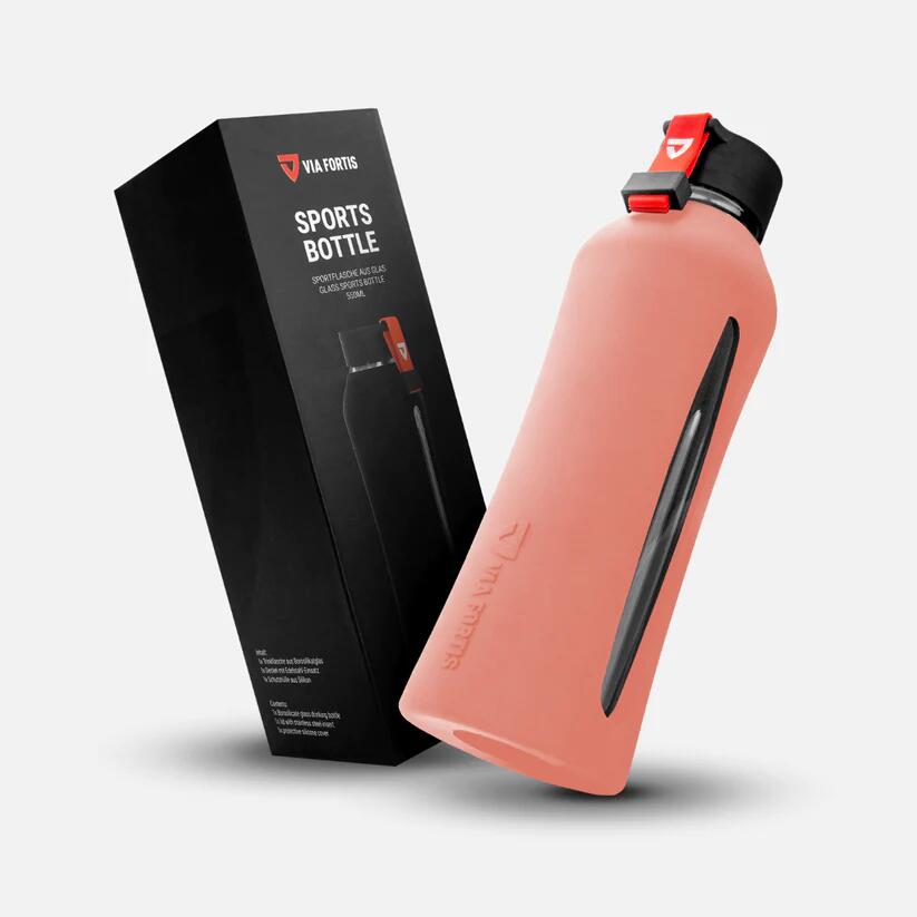 Szklana butelka dla sportowców Via Fortis - 550ml
