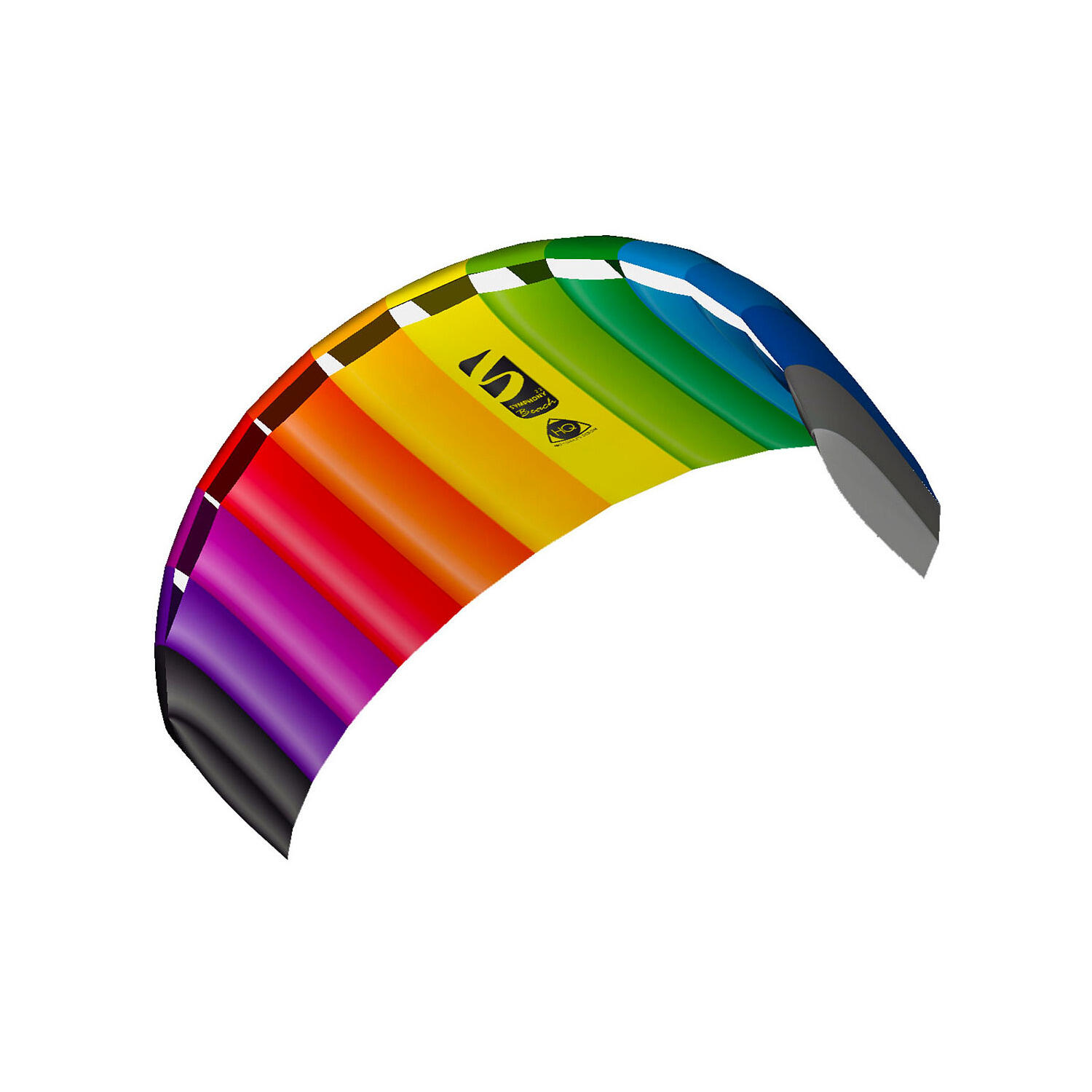 Materac latawca HQ Winder PRO Neon Yellow 11768450 Rainbow 220 x 73 cm