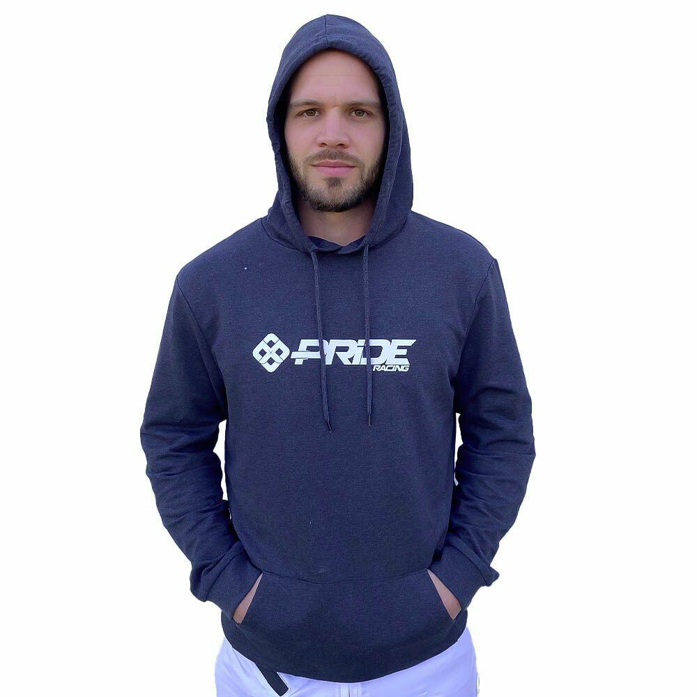 Bluza z kapturem Pride Racing Logo Heather Asphalt