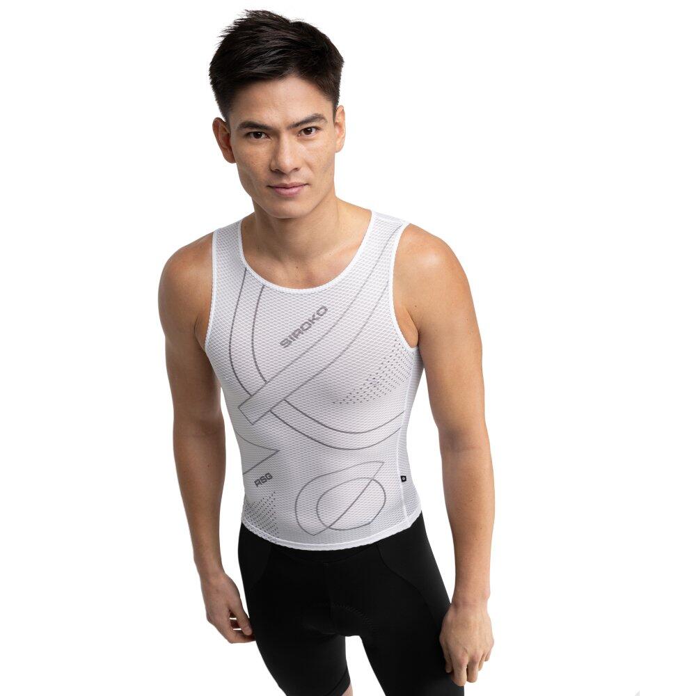 Męska rowerowa podkoszulka potówka Real Sporting de Gijón x Siroko Kolarstwo