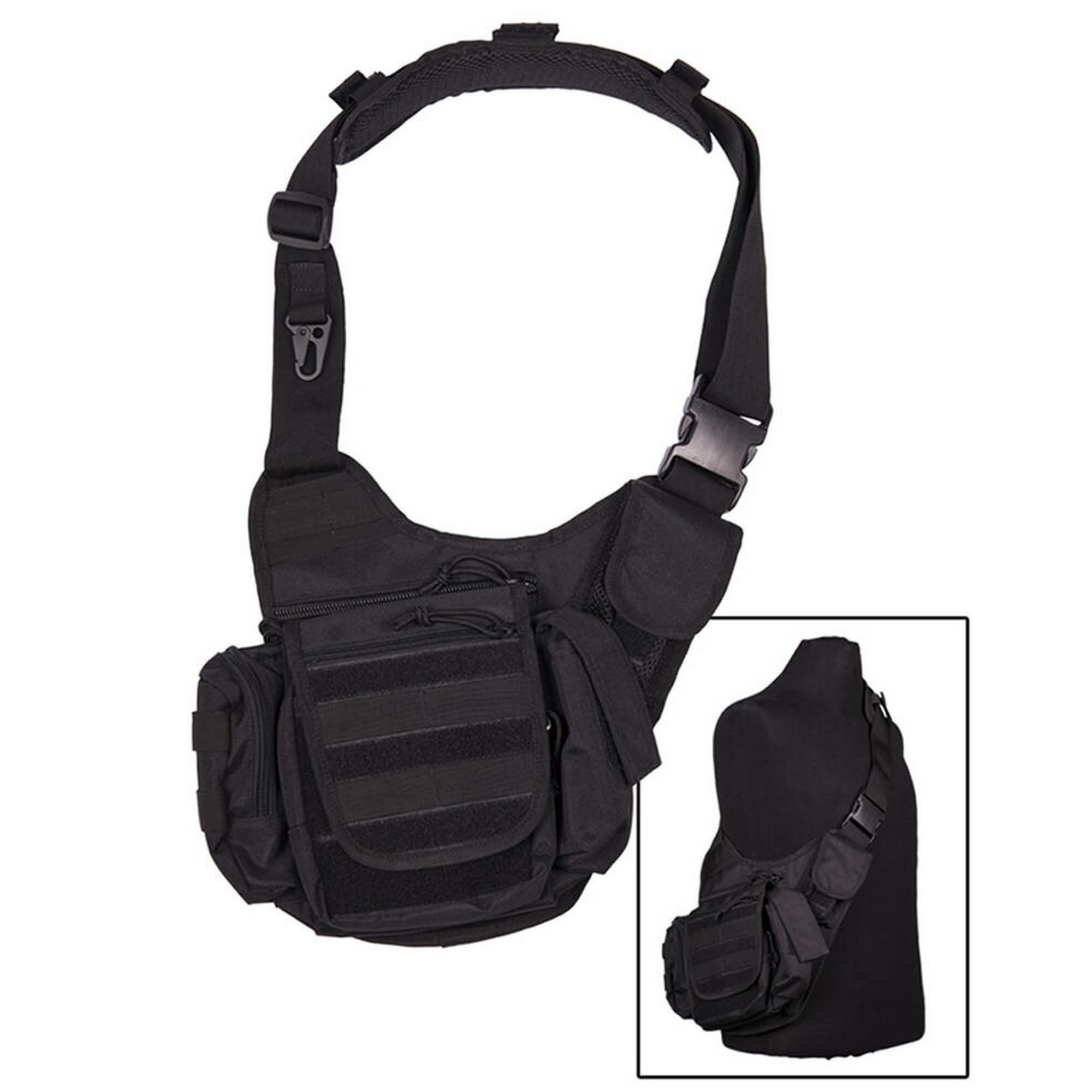 Torba na ramię Mil-Tec multifunkcyjna czarna