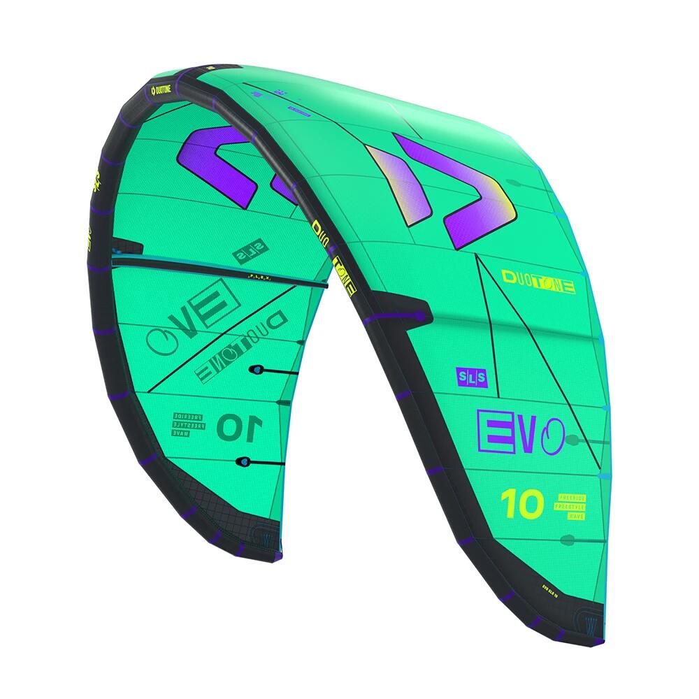 Latawiec kitesurfing Duotone Evo SLS 2026 - Green/Purple