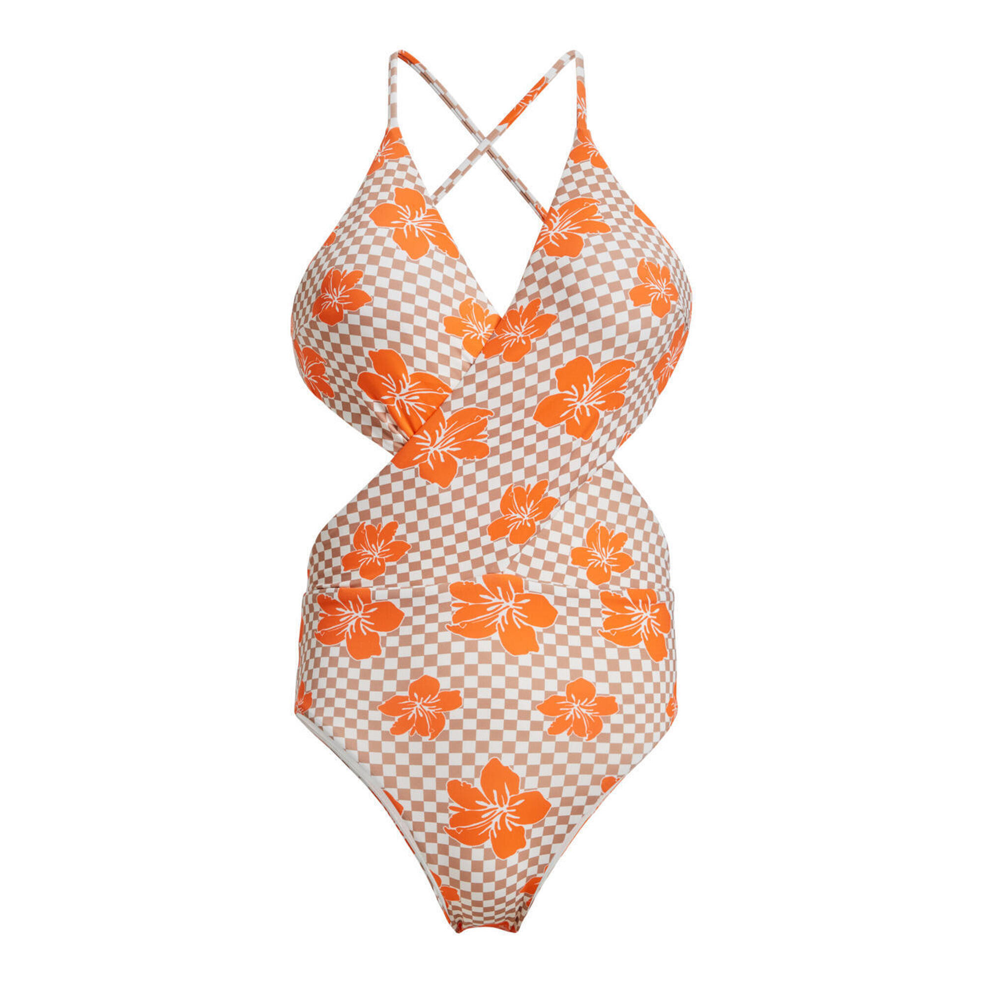 Jednoczęściowy strój kąpielowy dla Kobiety MINI HULA WRAP HL Brązowy