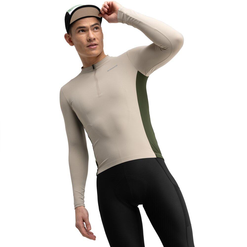 Męska koszulka rowerowa gravel z długim rękawem Kolarstwo Siroko GM3 Dempster