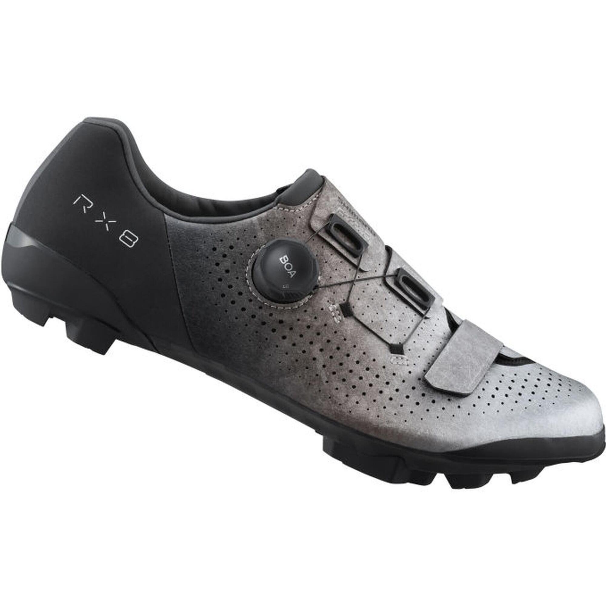 Gravel - Buty rowerowe RX801, srebrne