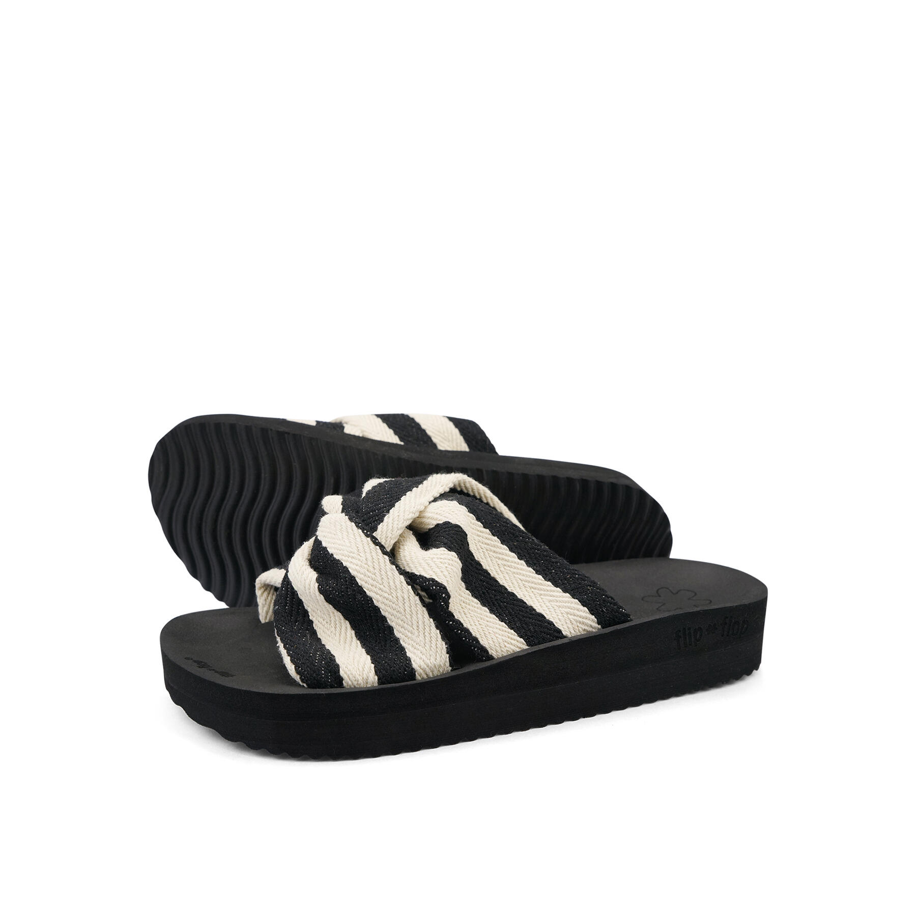 Klapki plażowe damskie Flip Flop Wedgy Twist