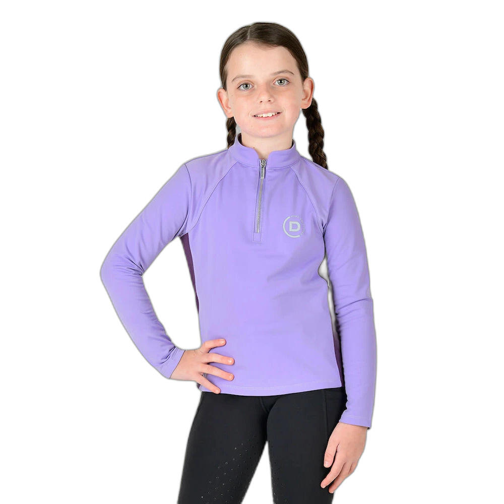 Dziecięca koszulka do jazdy konnej Dublin Sadie Panel Detail