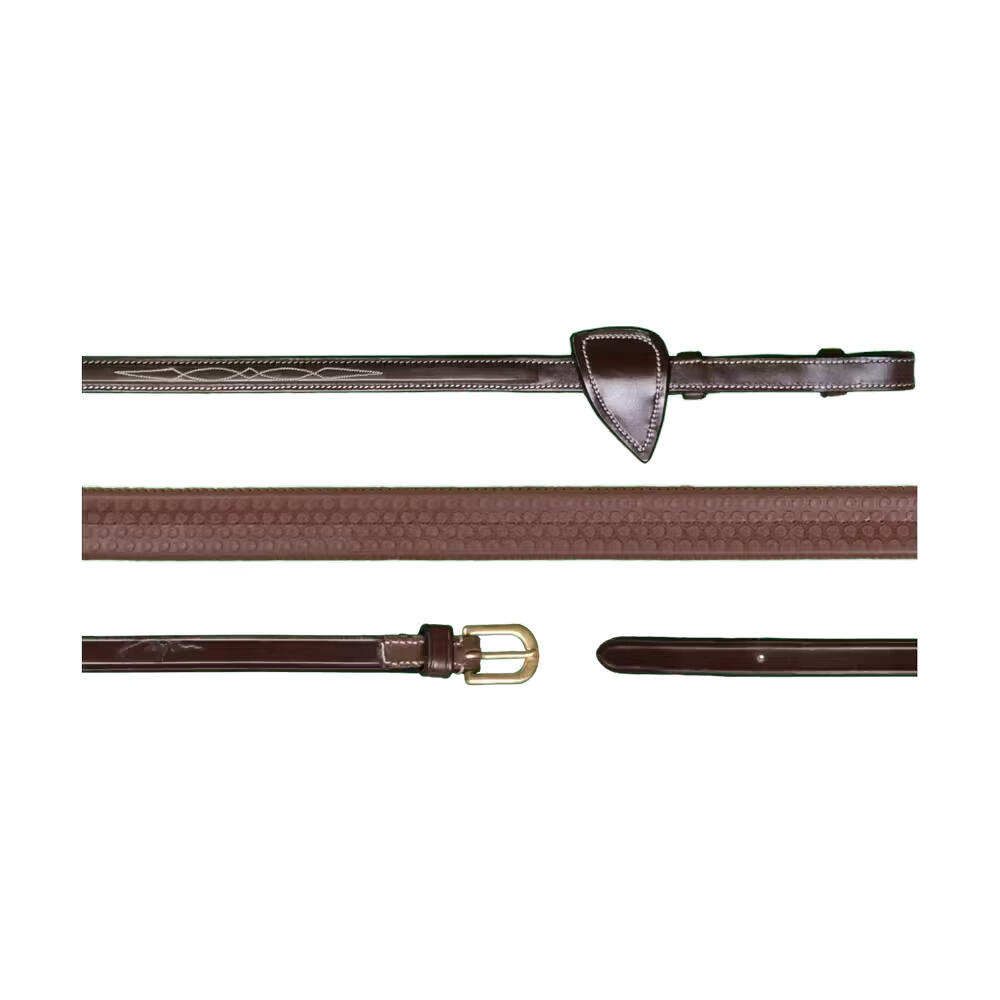 Gumowe lejce dla koni Dy'on 5/8