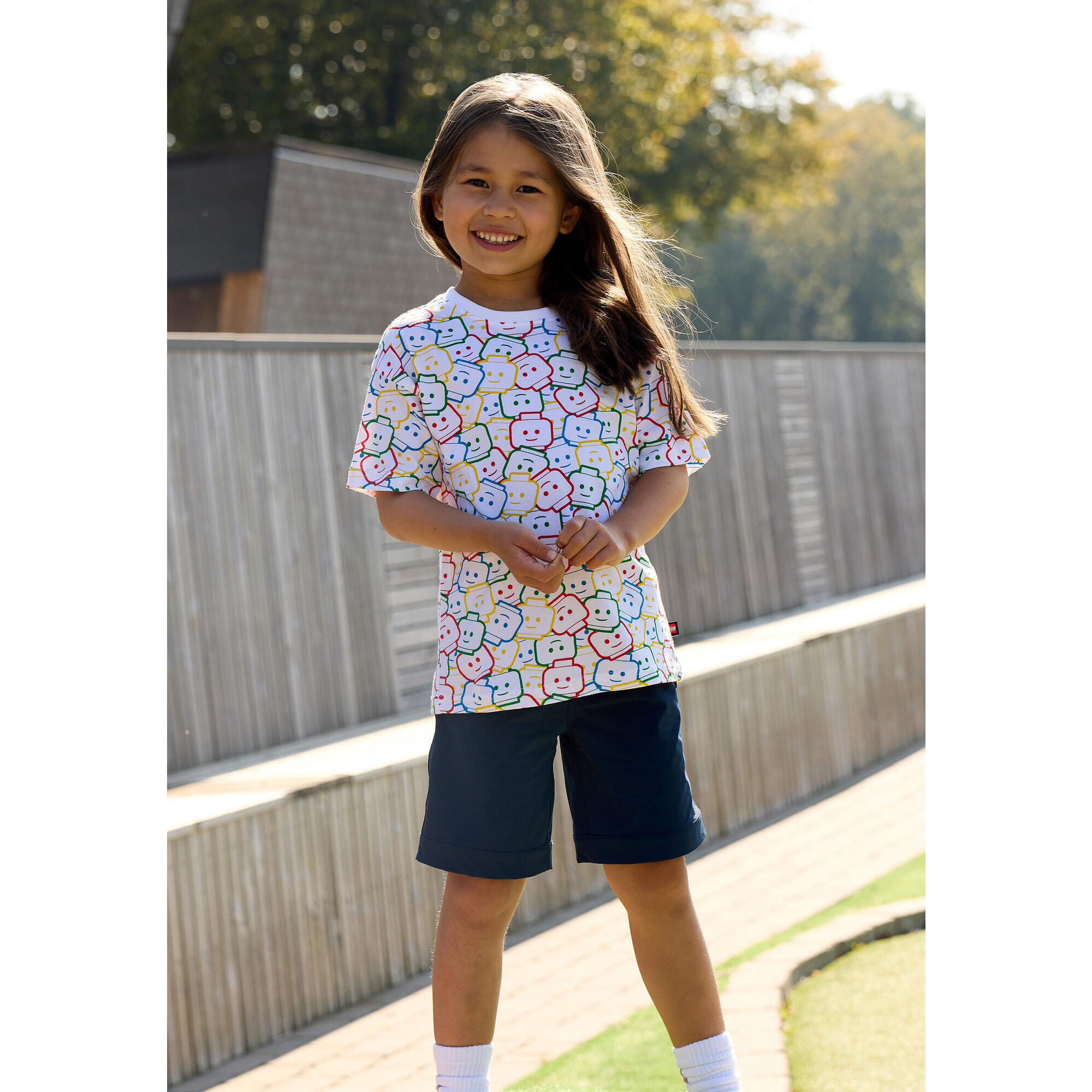 Koszulka Dziecięca Bio Bawełna LEGO Iconic Taffy 203 Biała