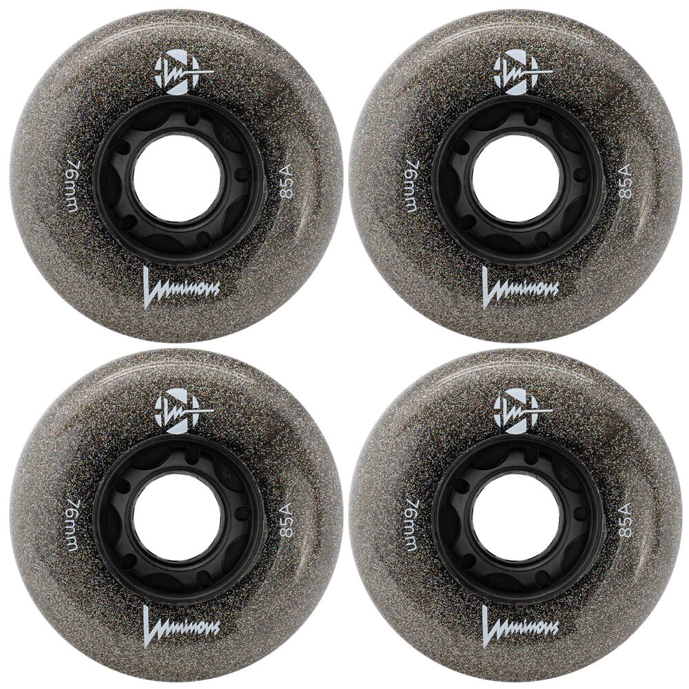 4 kółka do rolek fitness Luminous LED 80mm/85a świecące