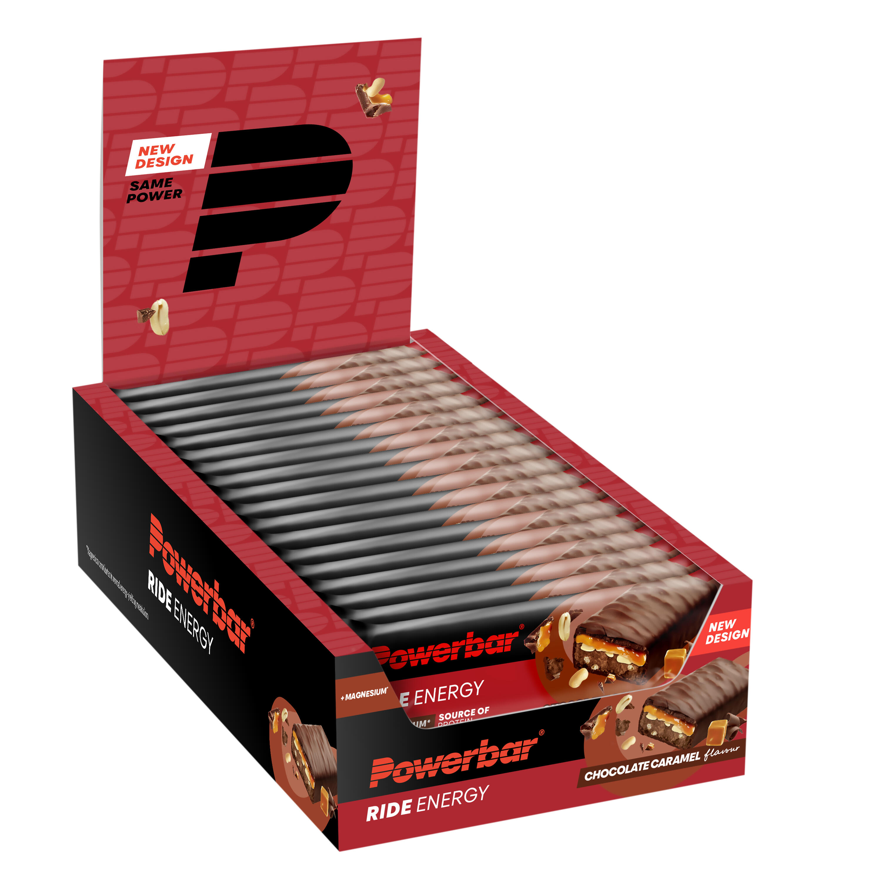 Powerbar Ride Energy Bar (18x55g) Chocolate Caramel - Batony - Batony białkowe