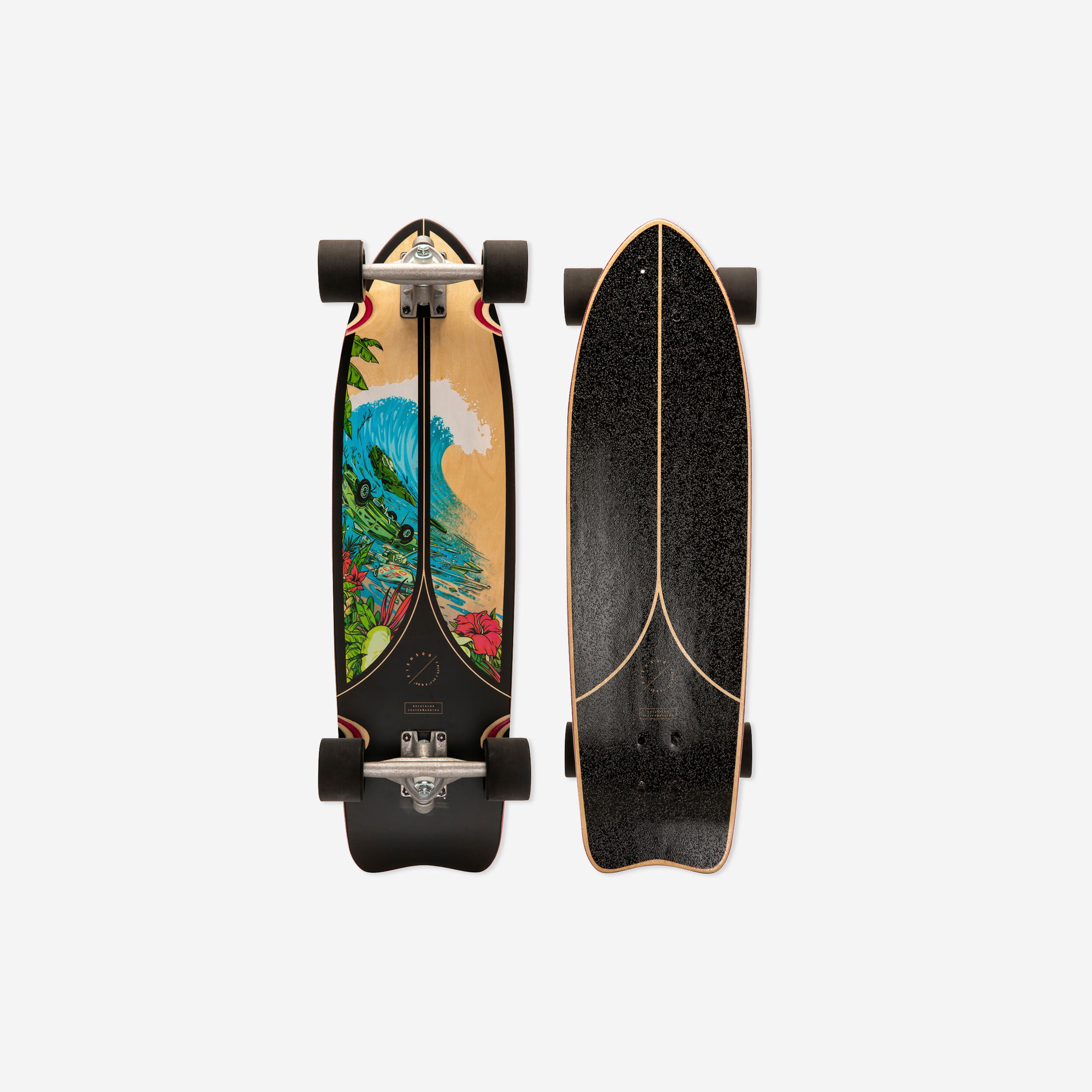 Deskorolka Longboard Fish 500