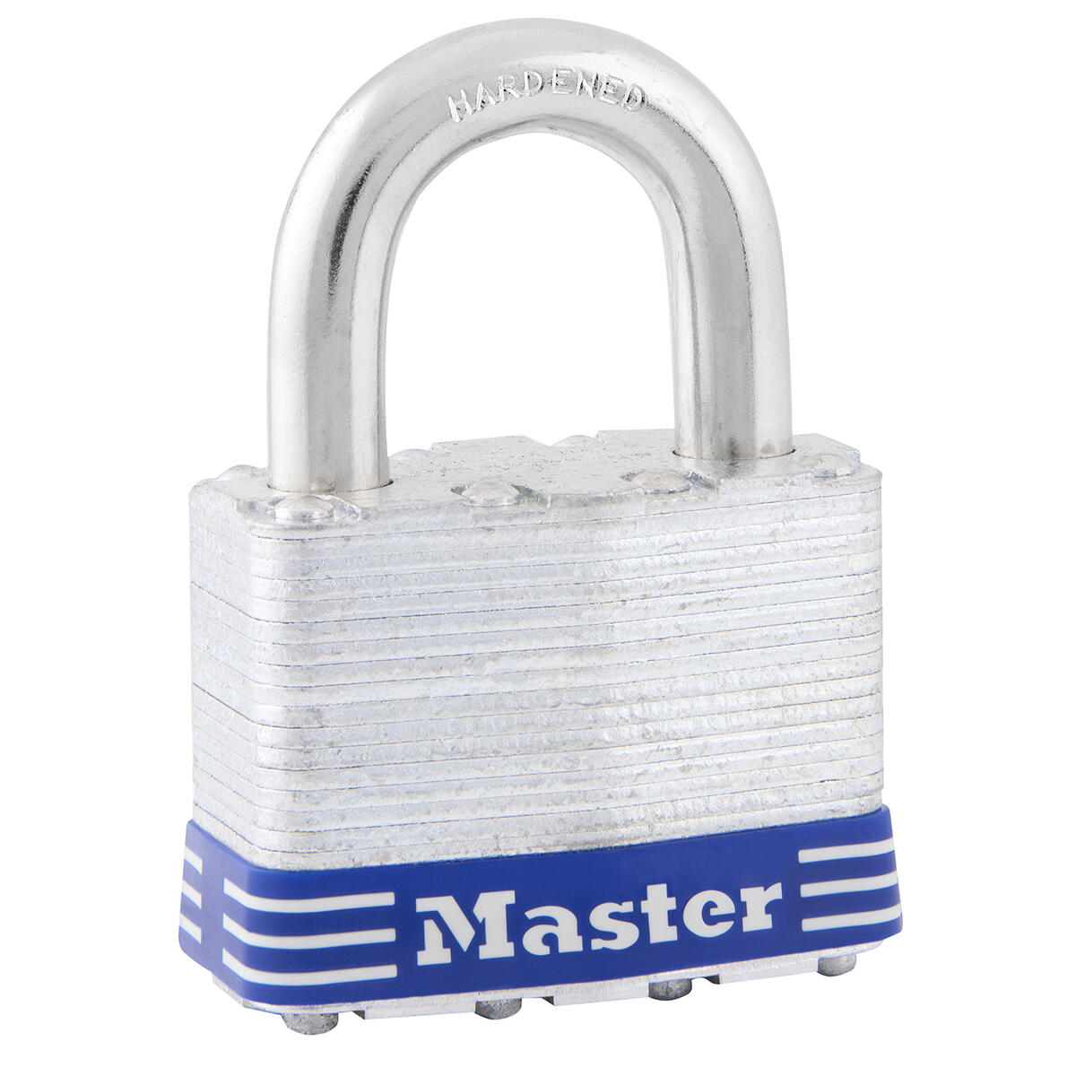 Kłódka laminowana Master Lock 5EURD na klucz, kolor szary, 7,4 x 5,1 x 3,3 cm