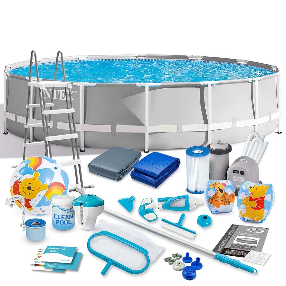 Basen ogrodowy stelażowy 549 x 122 cm zestaw 20w1 INTEX 26732