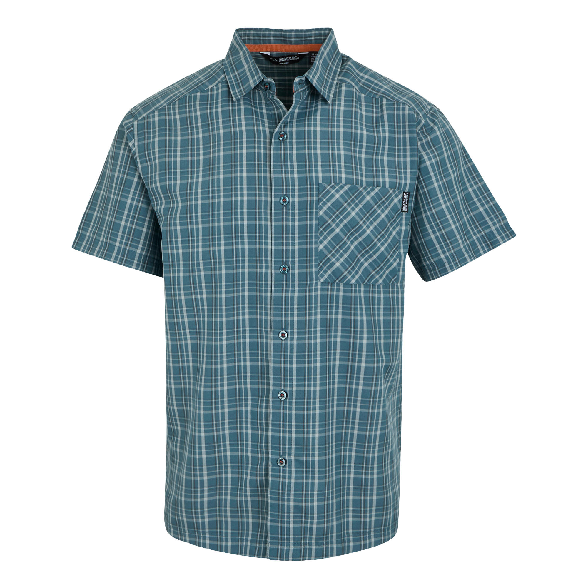 Koszula Męska W Kratkę Z Krótkim Rękawem Mindano IX