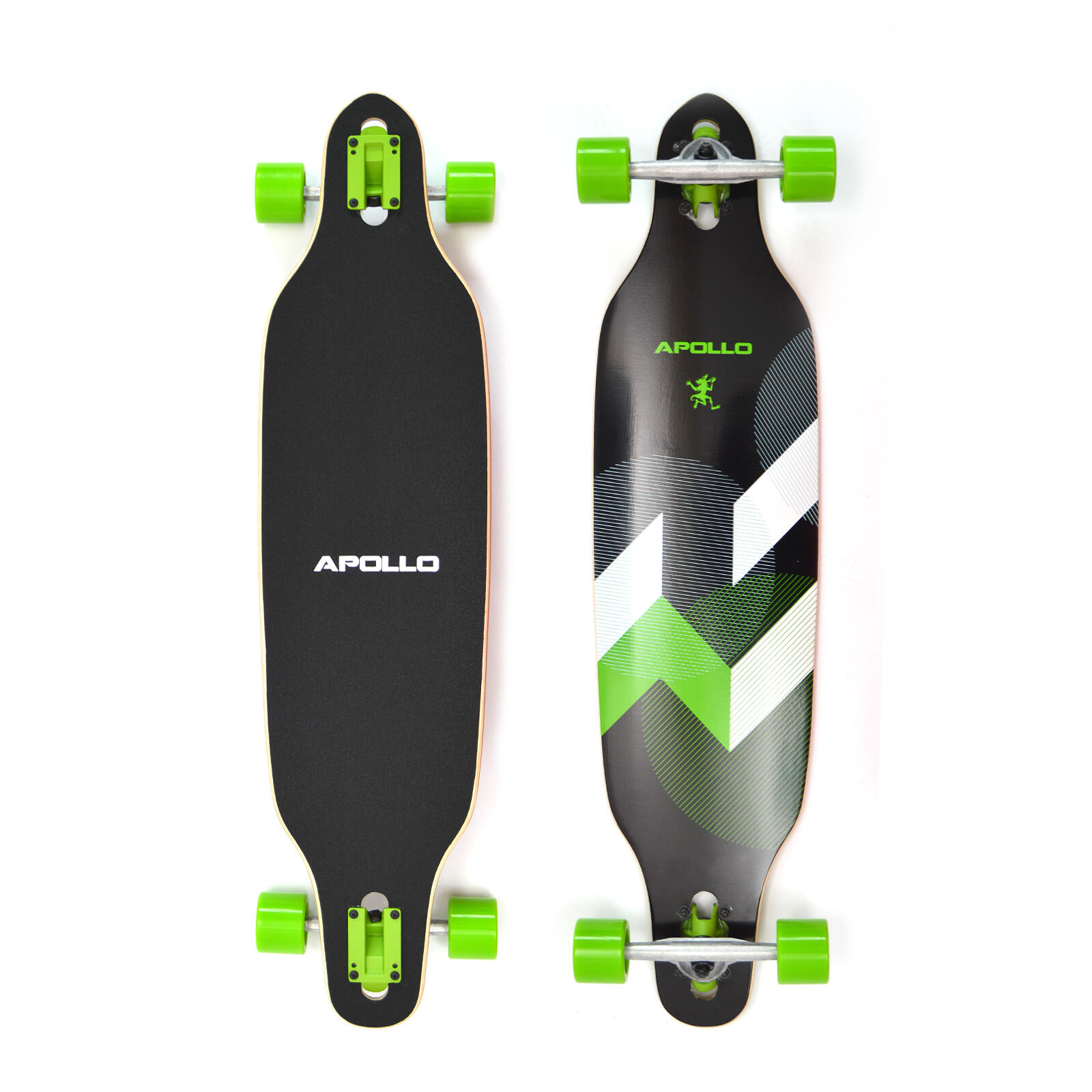 Longboard 38" Deskorolka Bambusowa dla Nastolatków i Dorosłych ABEC-9 Flex 2