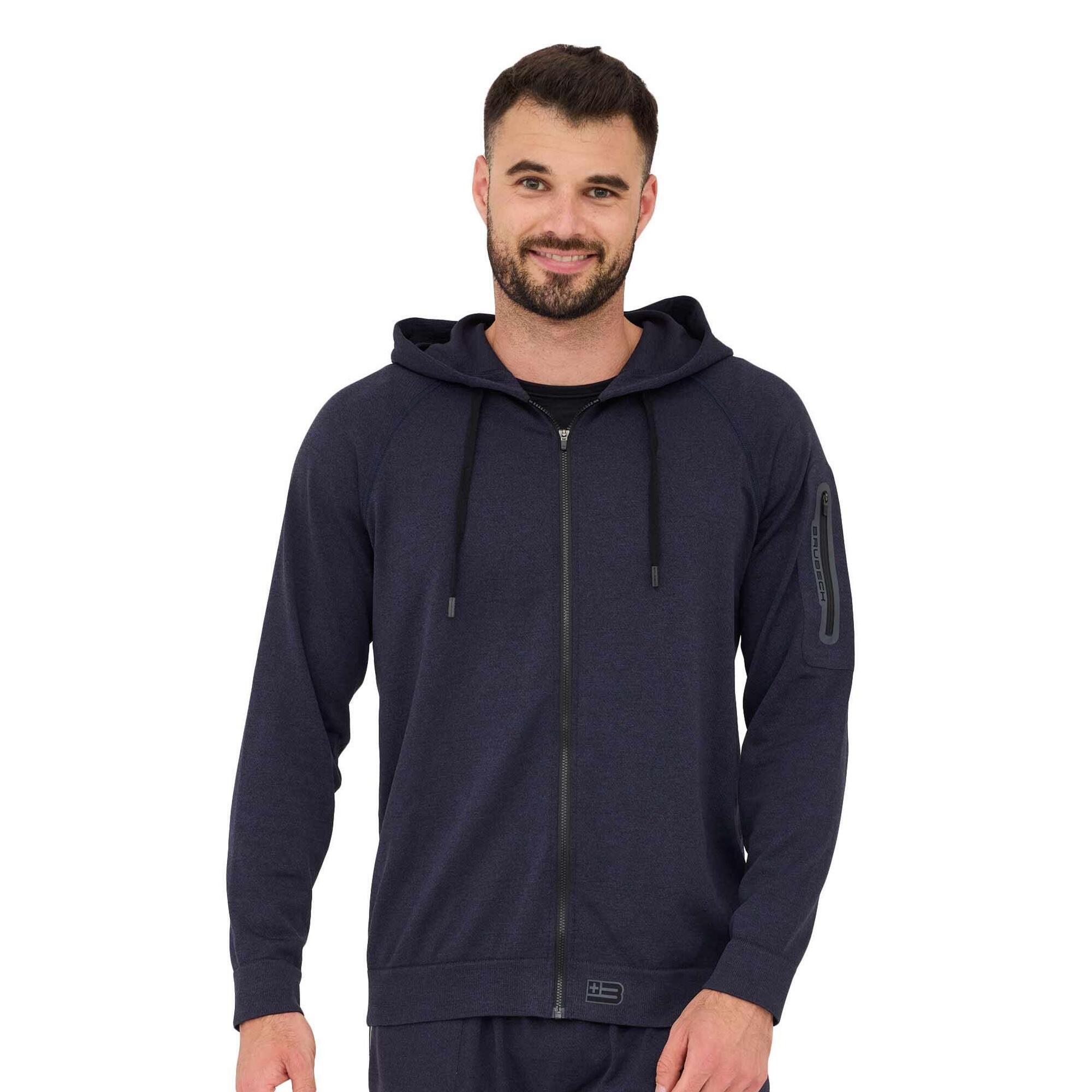 Bluza męska wełniana z kapturem Brubeck OUTDOOR MERINO