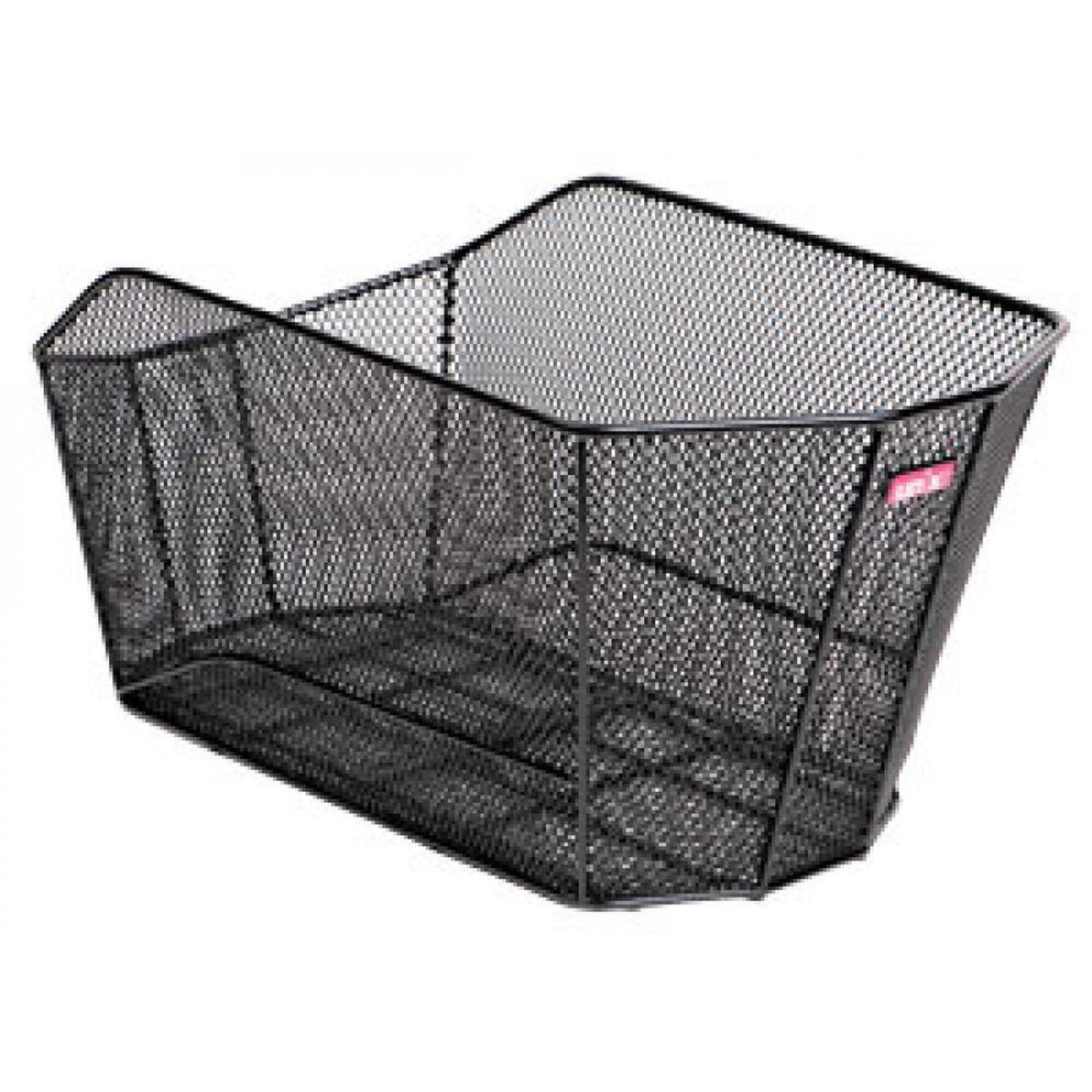 Czarny tylny kosz rowerowy Unix Verio