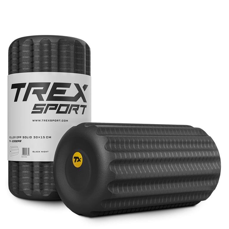 Wałek fitness do rolowania masażu Trex Sport roller 30cm twardy z rowkami