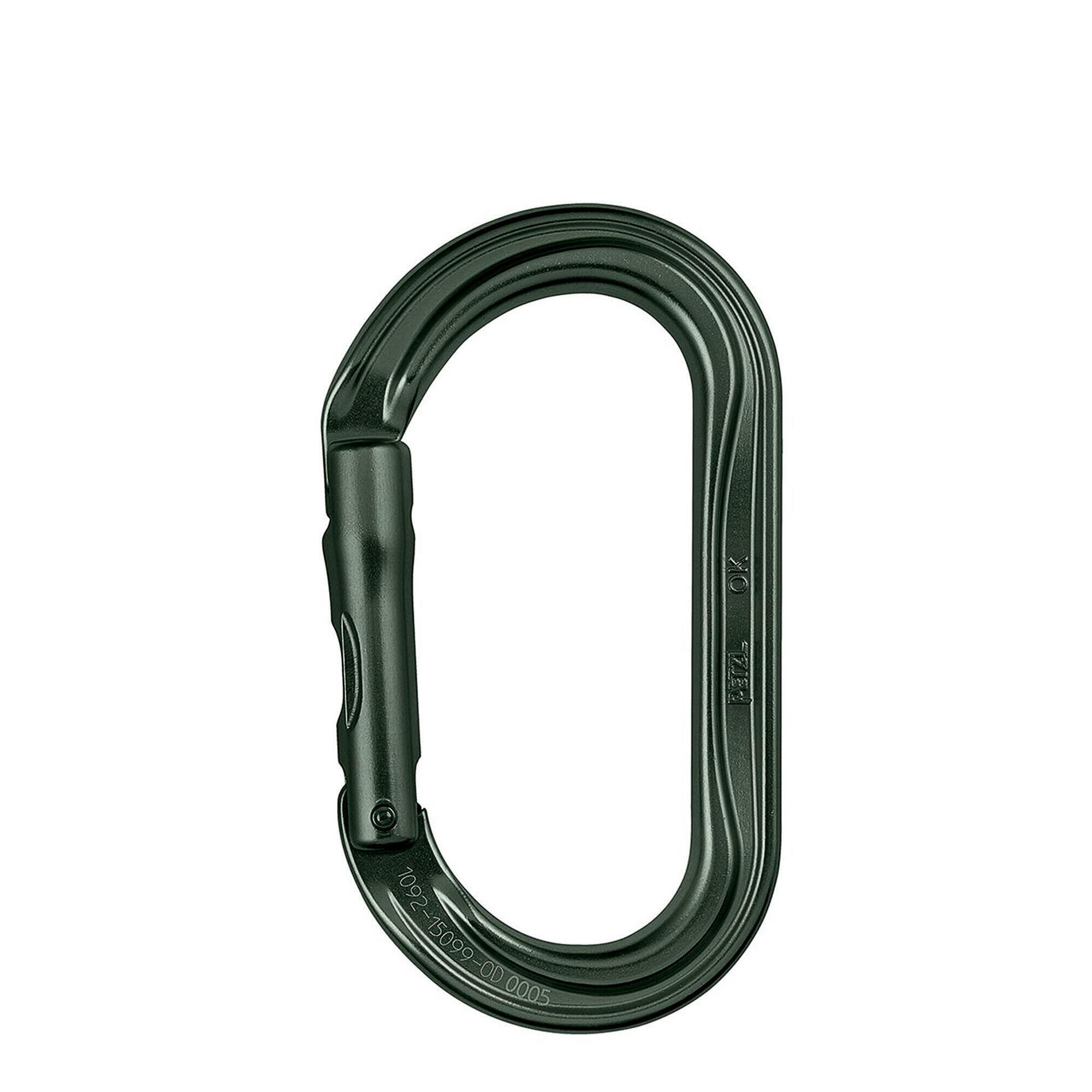 Karabinek Petzl OK - green
